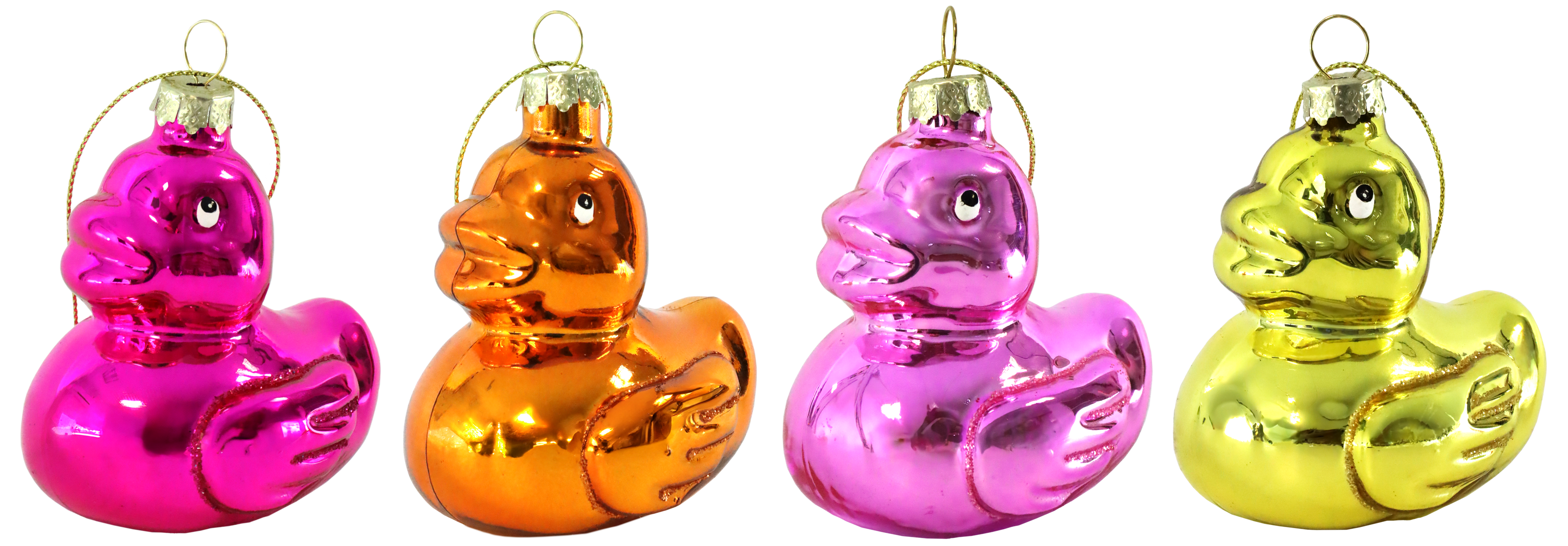 1032 GLASSCHMUCK DUCKS   S/4