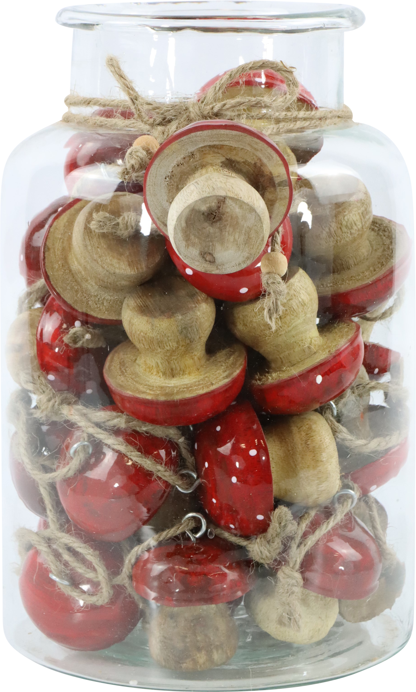 1092 VASO CON SETAS COLGANT.  ROJO  S/33