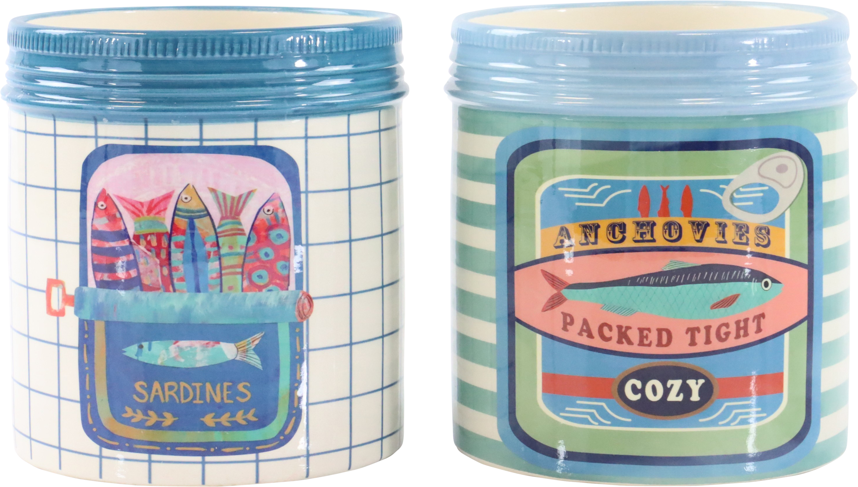 1107 ÜBERTÖPFE OCEAN PANTRY  S/2