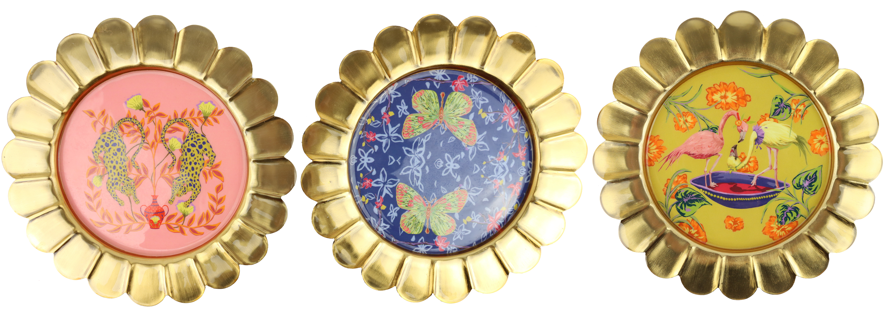 1114 PLATES ASIAN FAUNA  S/3