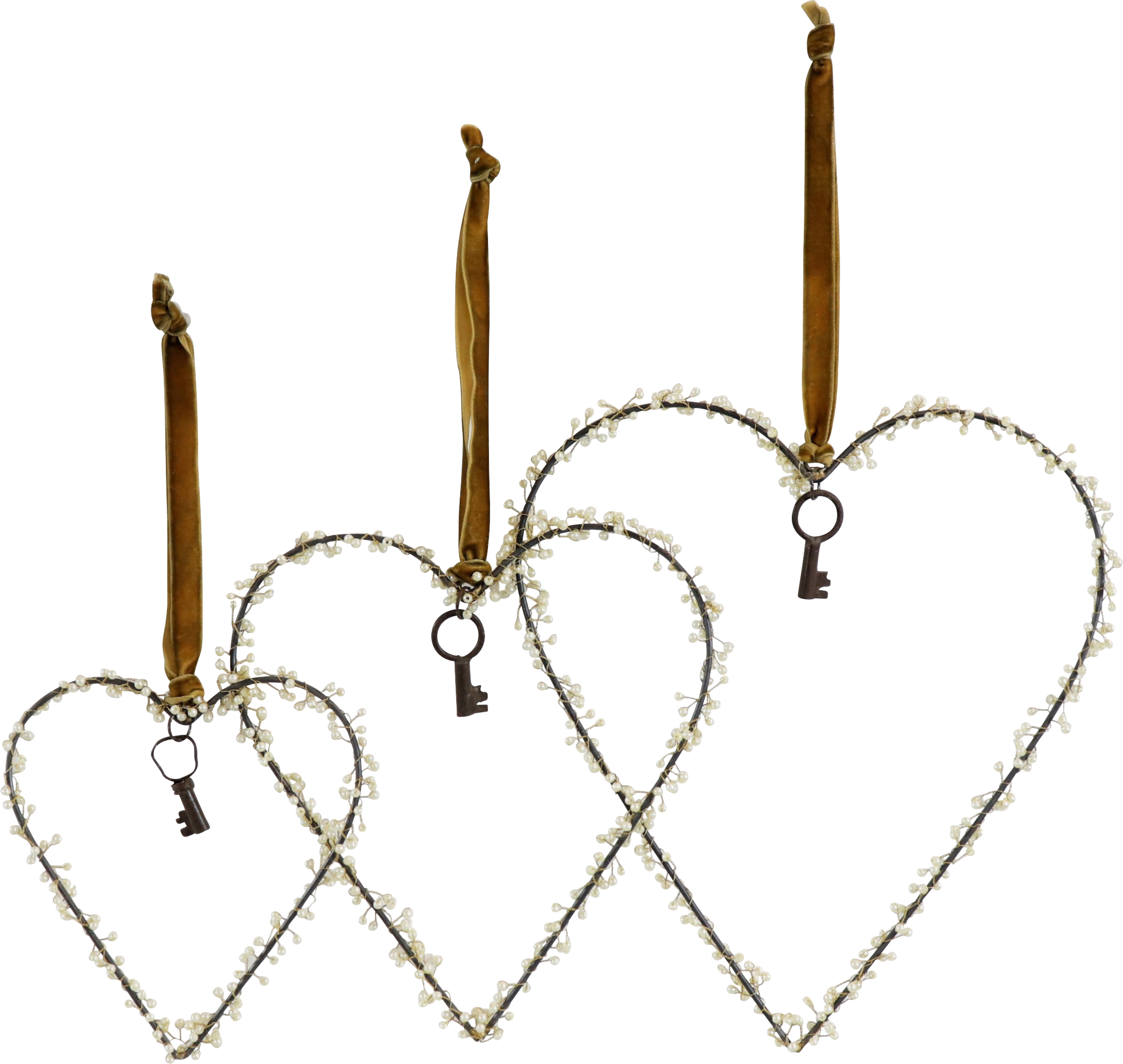 1145 ZIERHÄNGER HERZEN  S/3