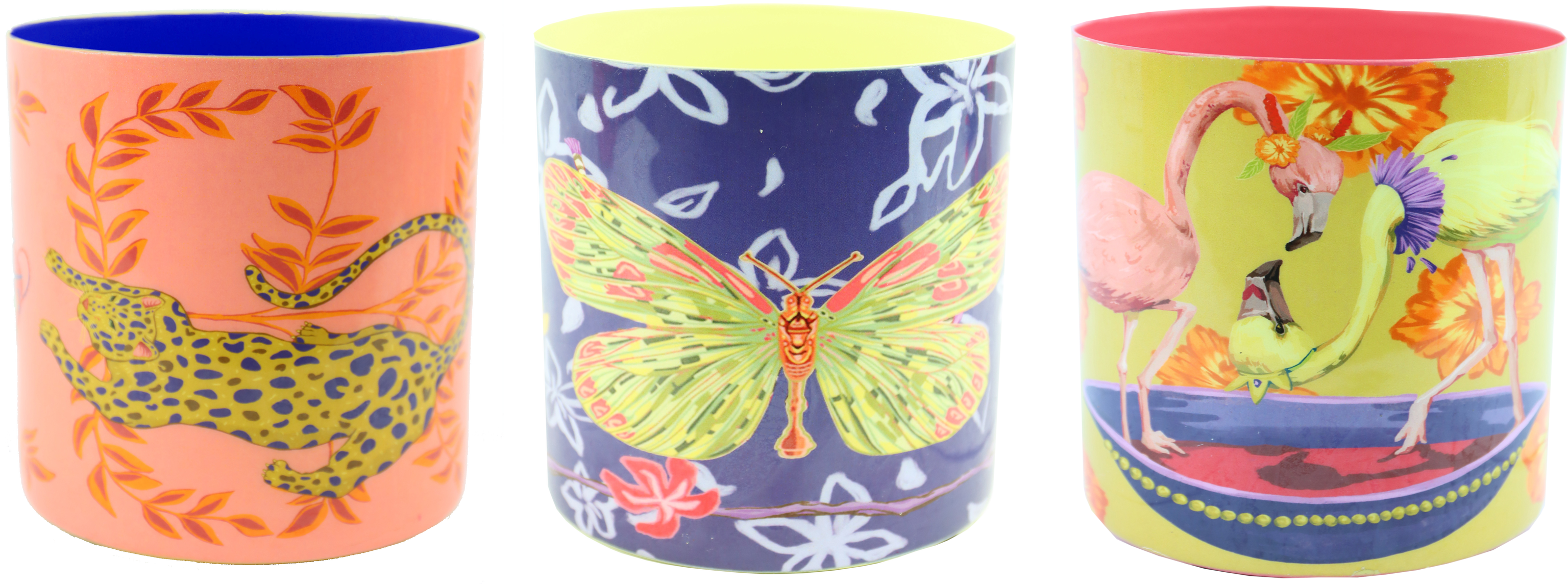 1148 POTS ASIAN FAUNA  S/3