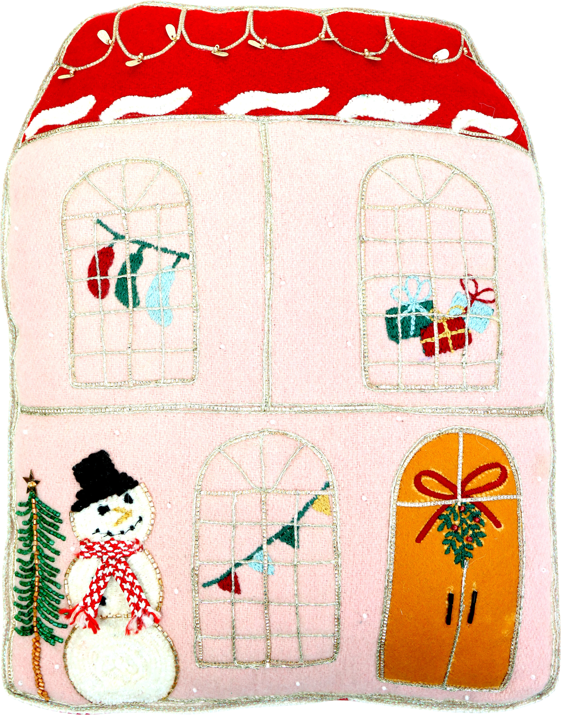 1195 CUSCINO WEIHNACHTSHAUS 30X38