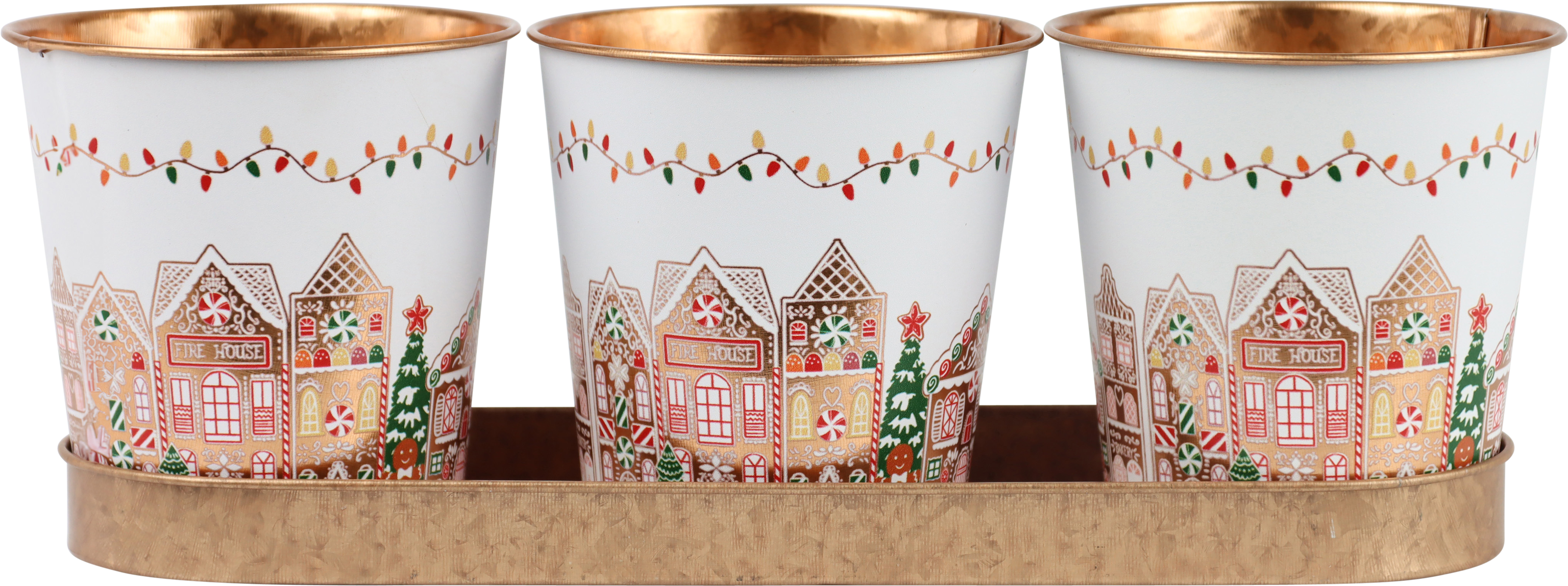 1277 VASO ENSEMBLE NOEL VILLE  4PZ