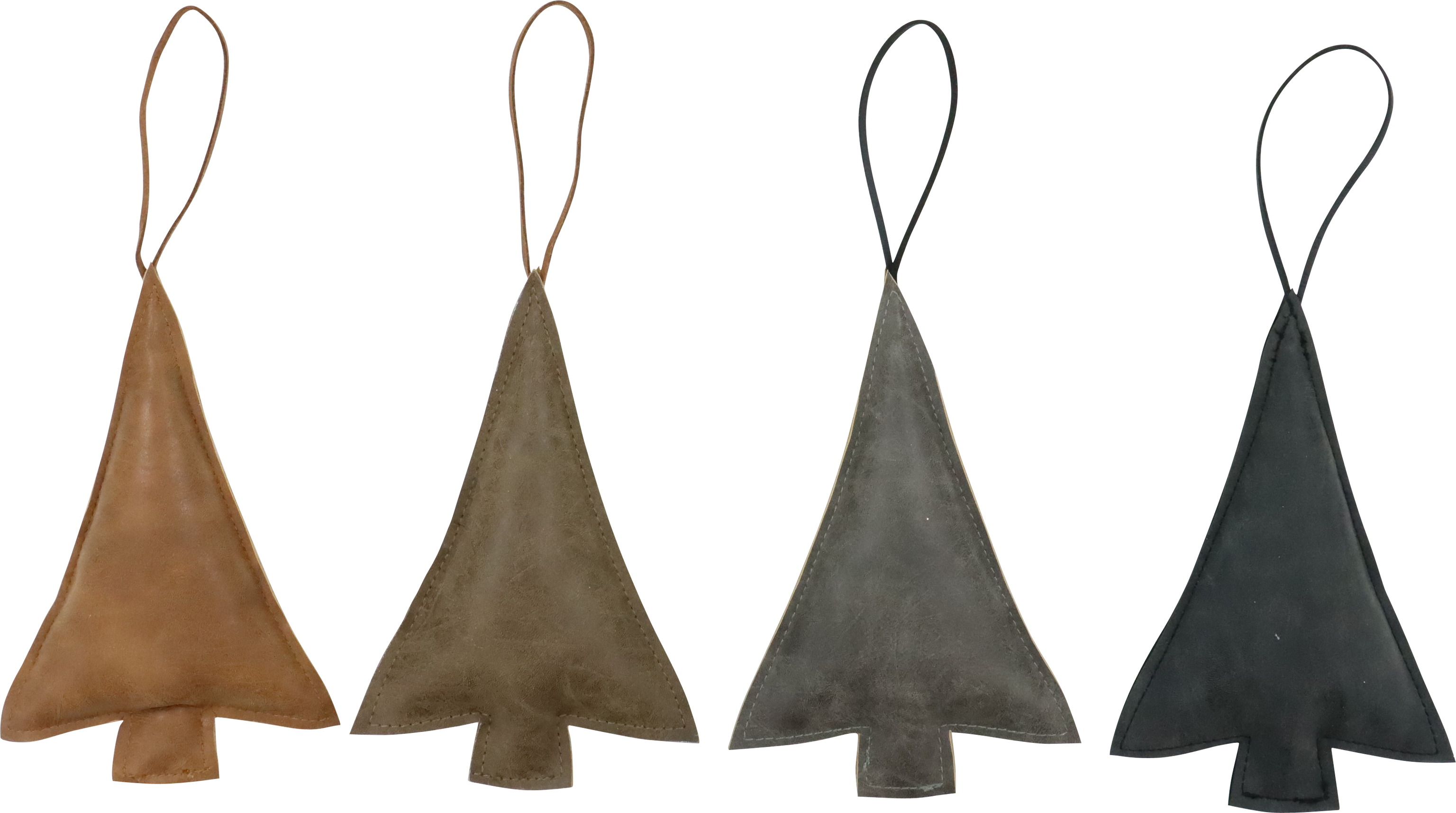 1284 LEDERHÄNGER BÄUME  S/4