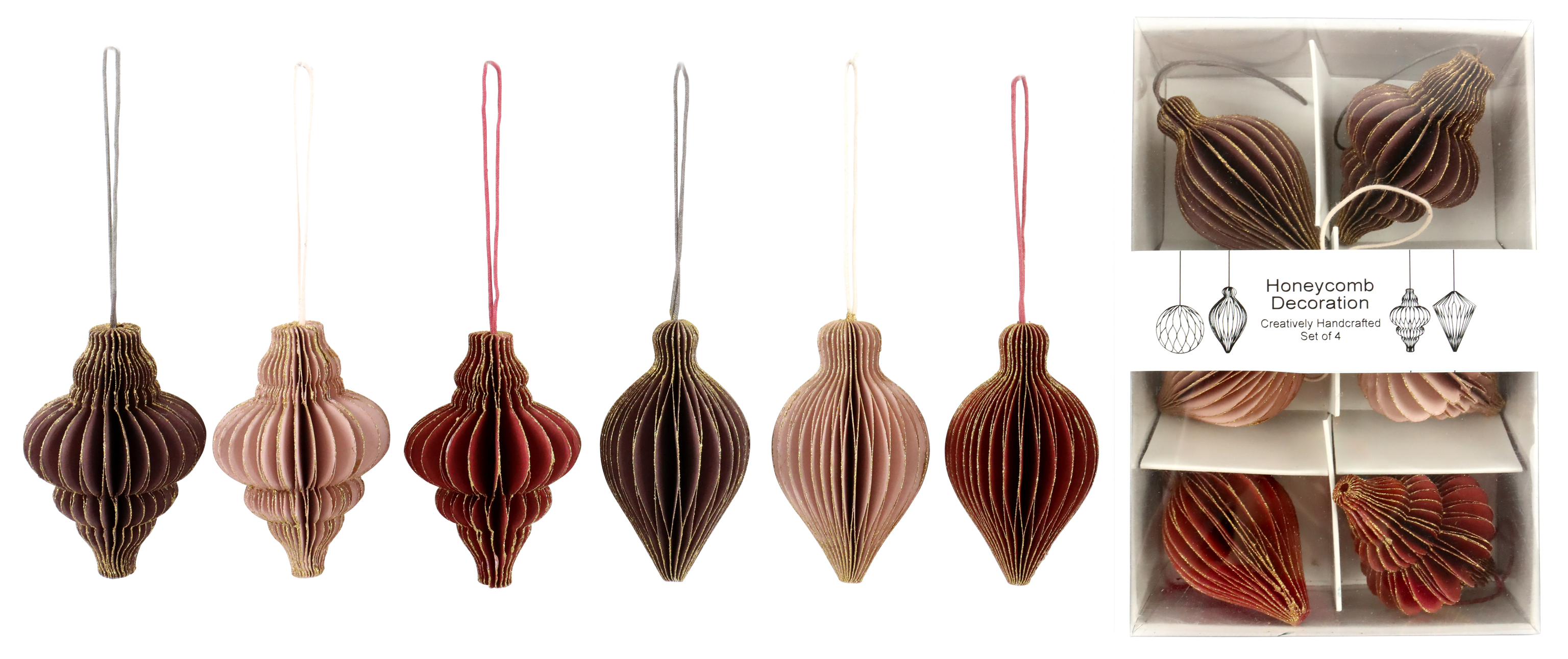 1291 DECO CELEBRAZIONE  HONEYCOMB  6PZ