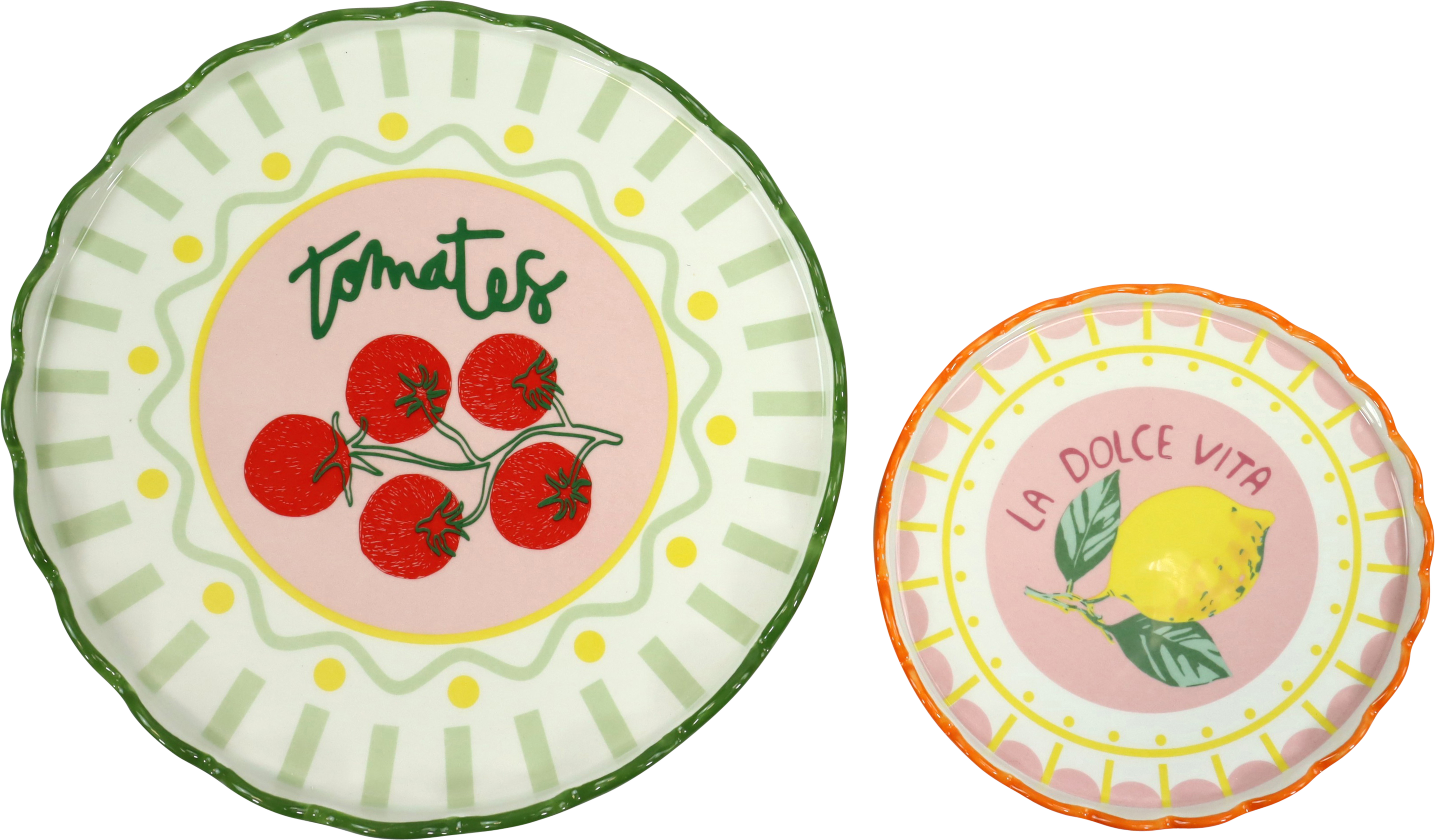 1349 PLATES DOLCE VITA  S/2
