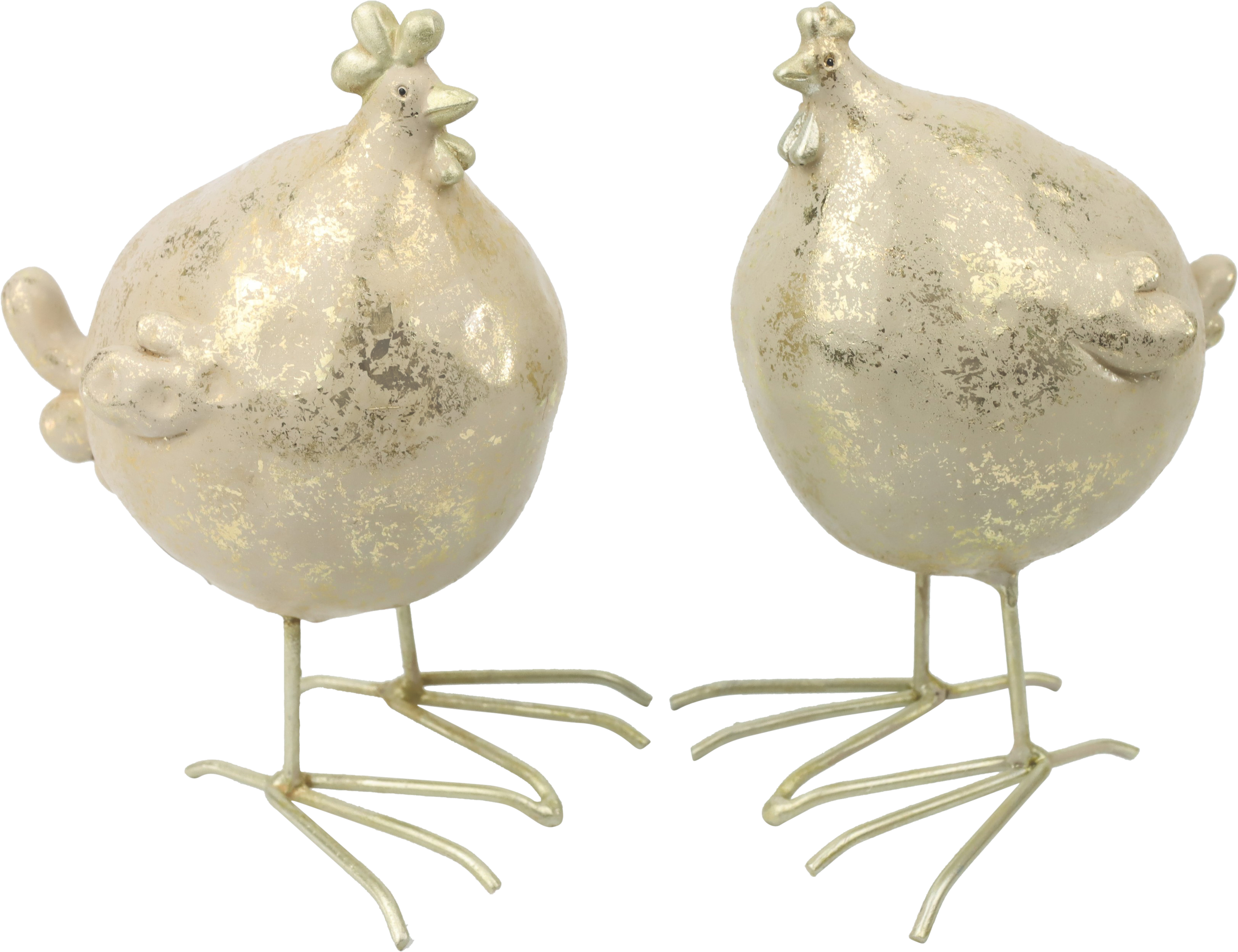 1361 GALLO E GALLINA CINNAMON  2PZ