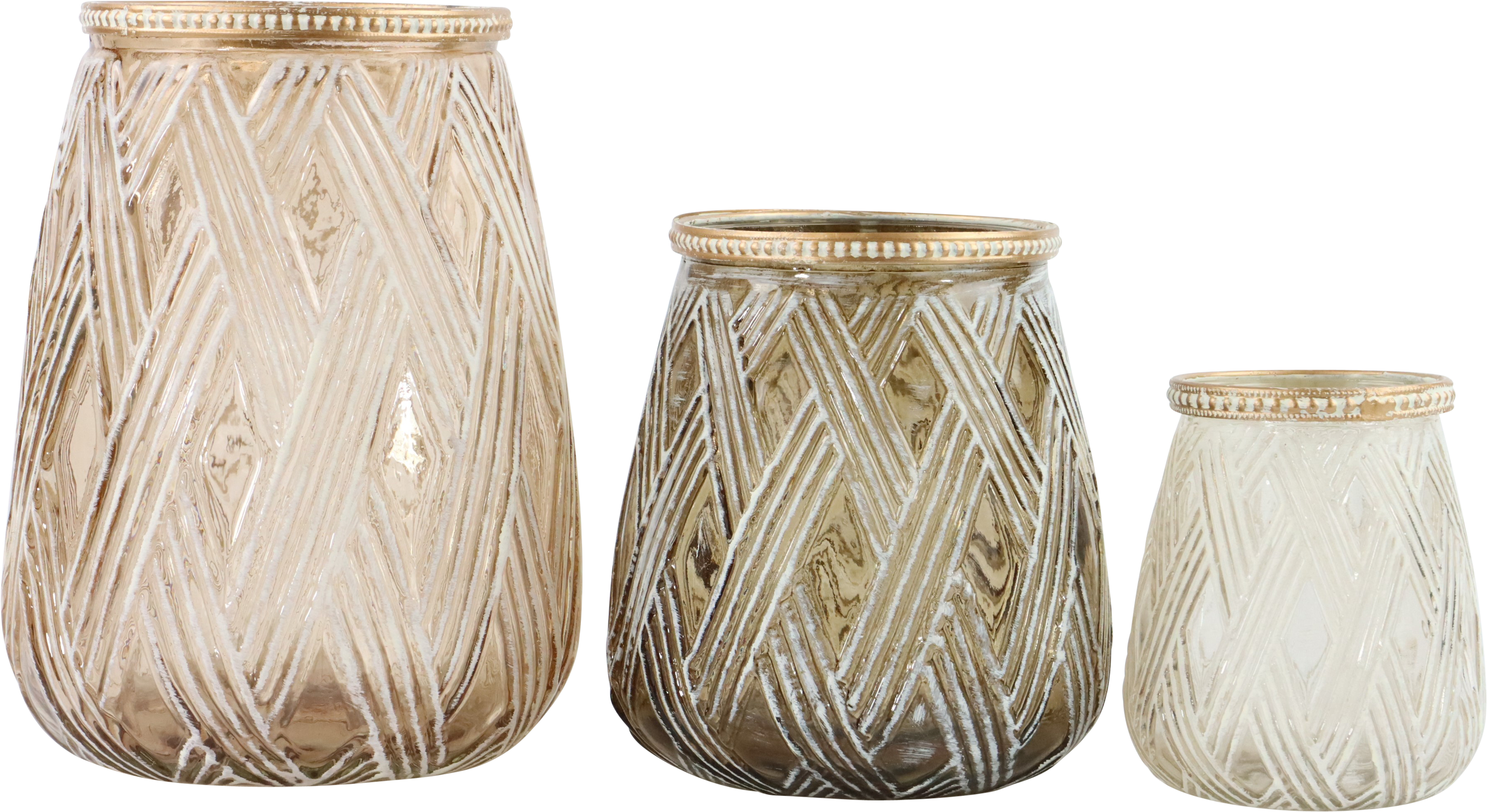 1585 LANTERNE A VENTO/VASI FÈS  3PZ