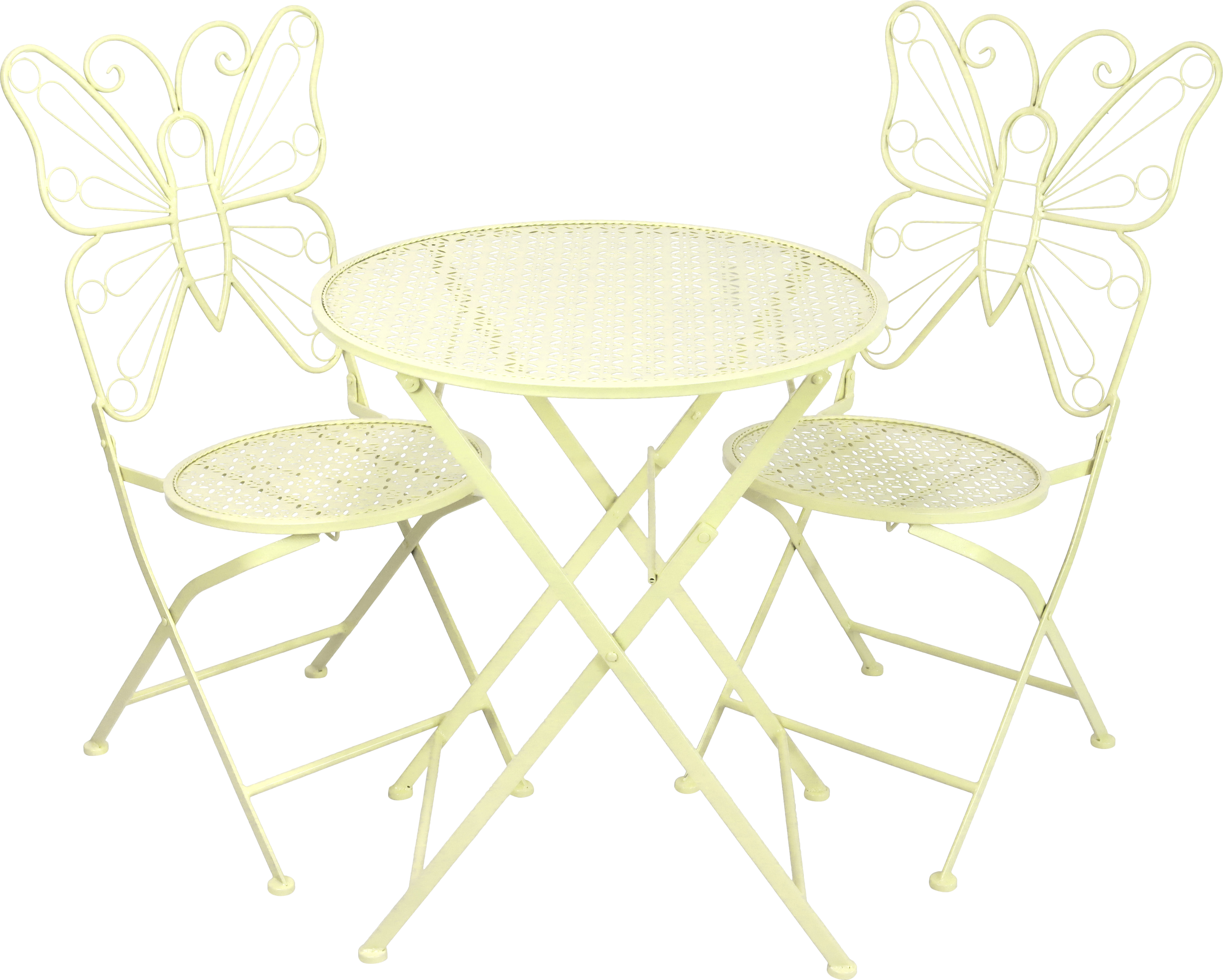 1622 TISCH-STÜHLEGARNITUR PAPILLON  S/3