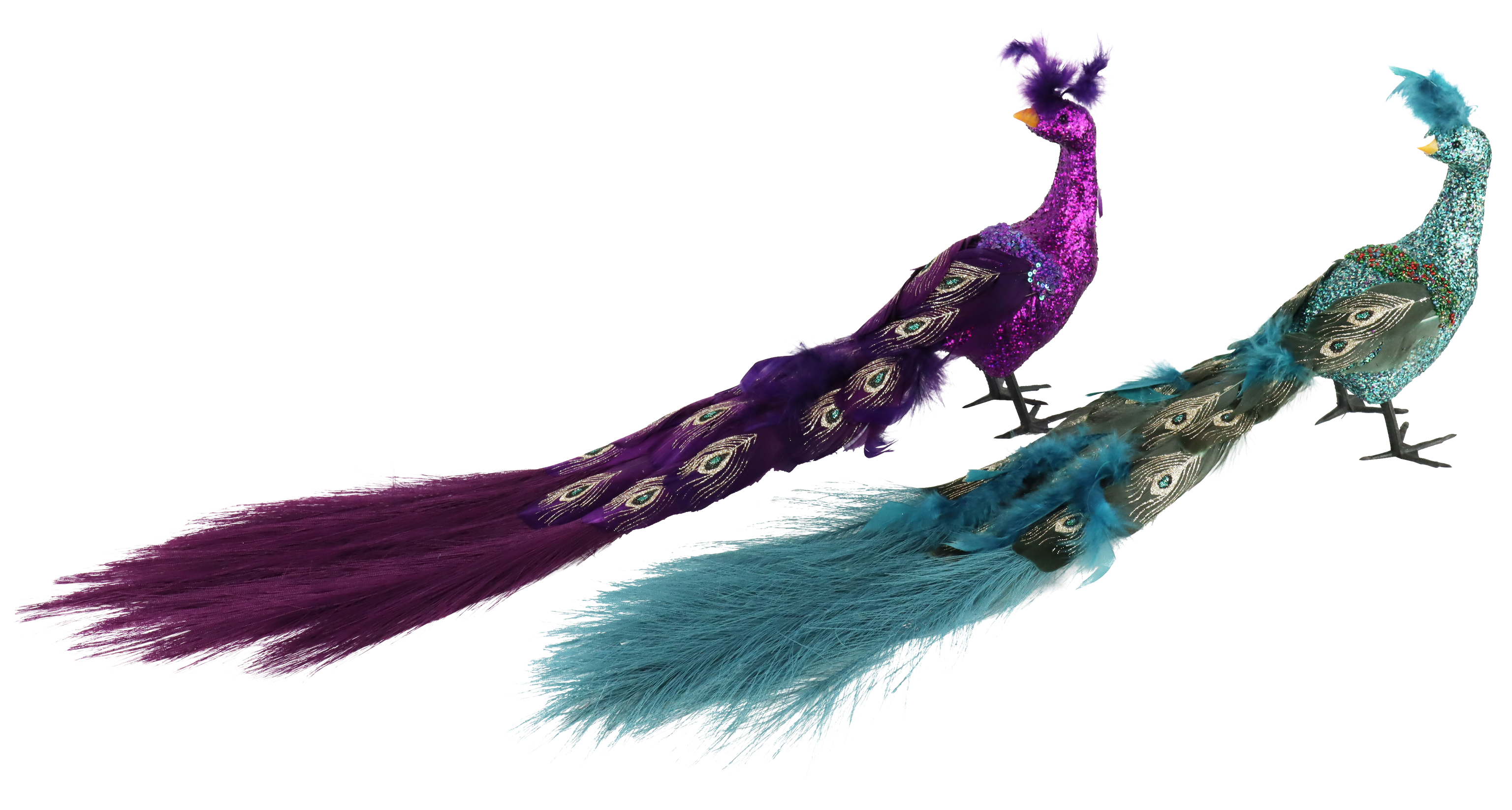 1697 ZIERVÖGEL PEACOCK  S/2