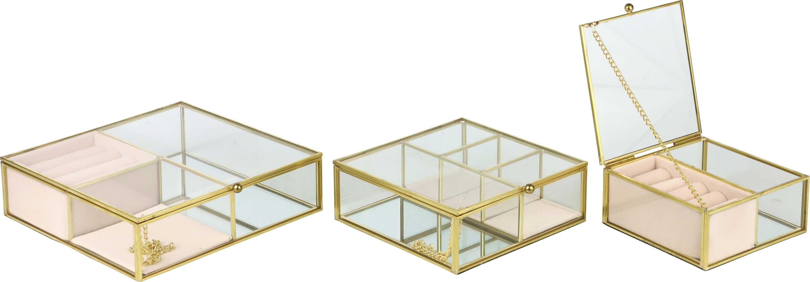 1716 SCHMUCKSCHATULLEN GIOIELLERIA  S/3