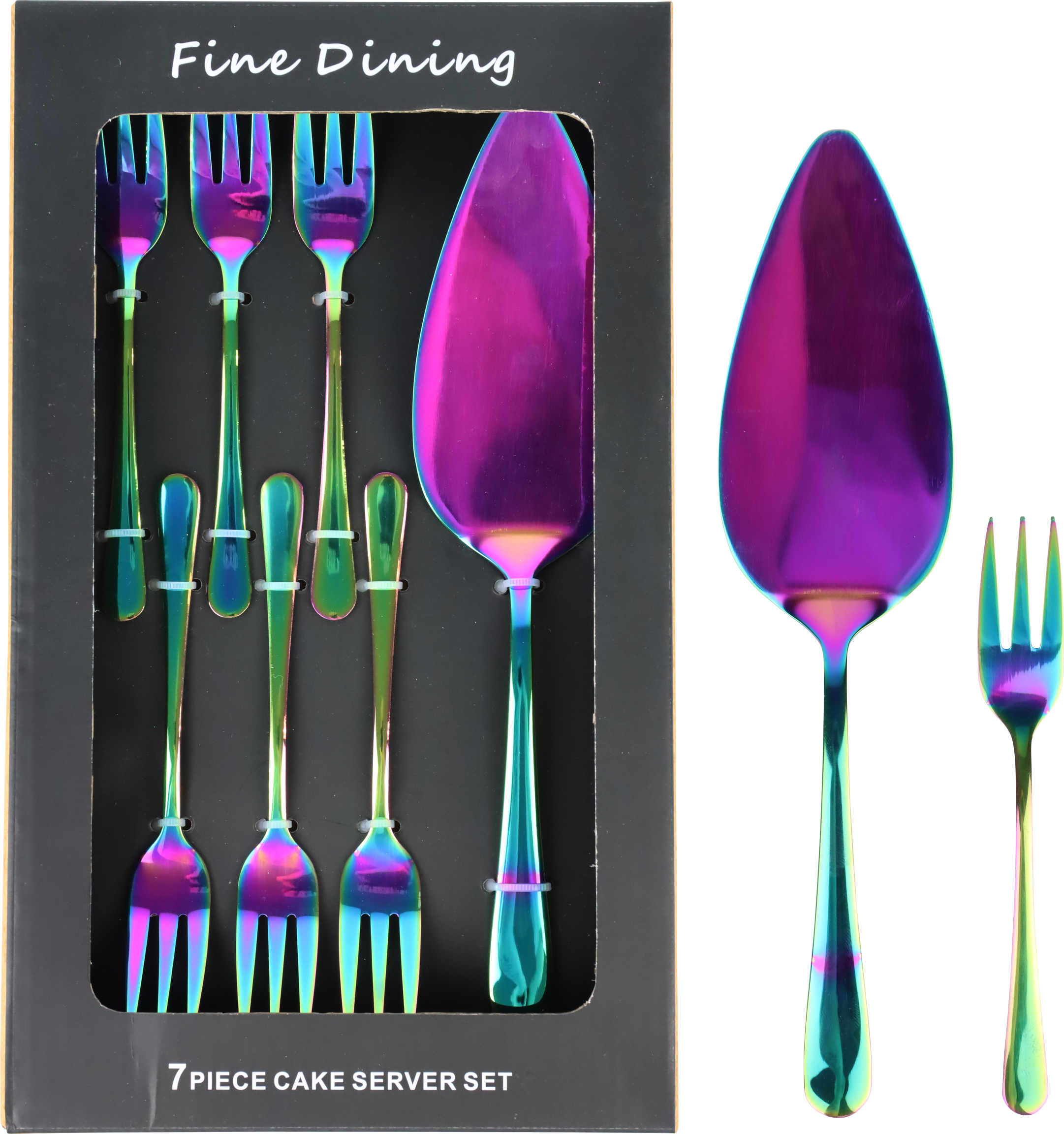 1798 SET DI POSATE  RAINBOW  7PZ