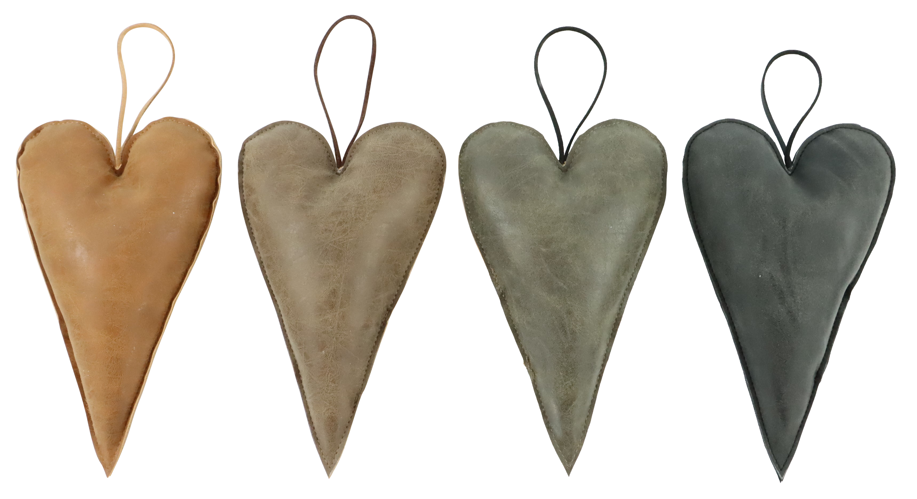 1939 LEDERHÄNGER HERZEN  S/4