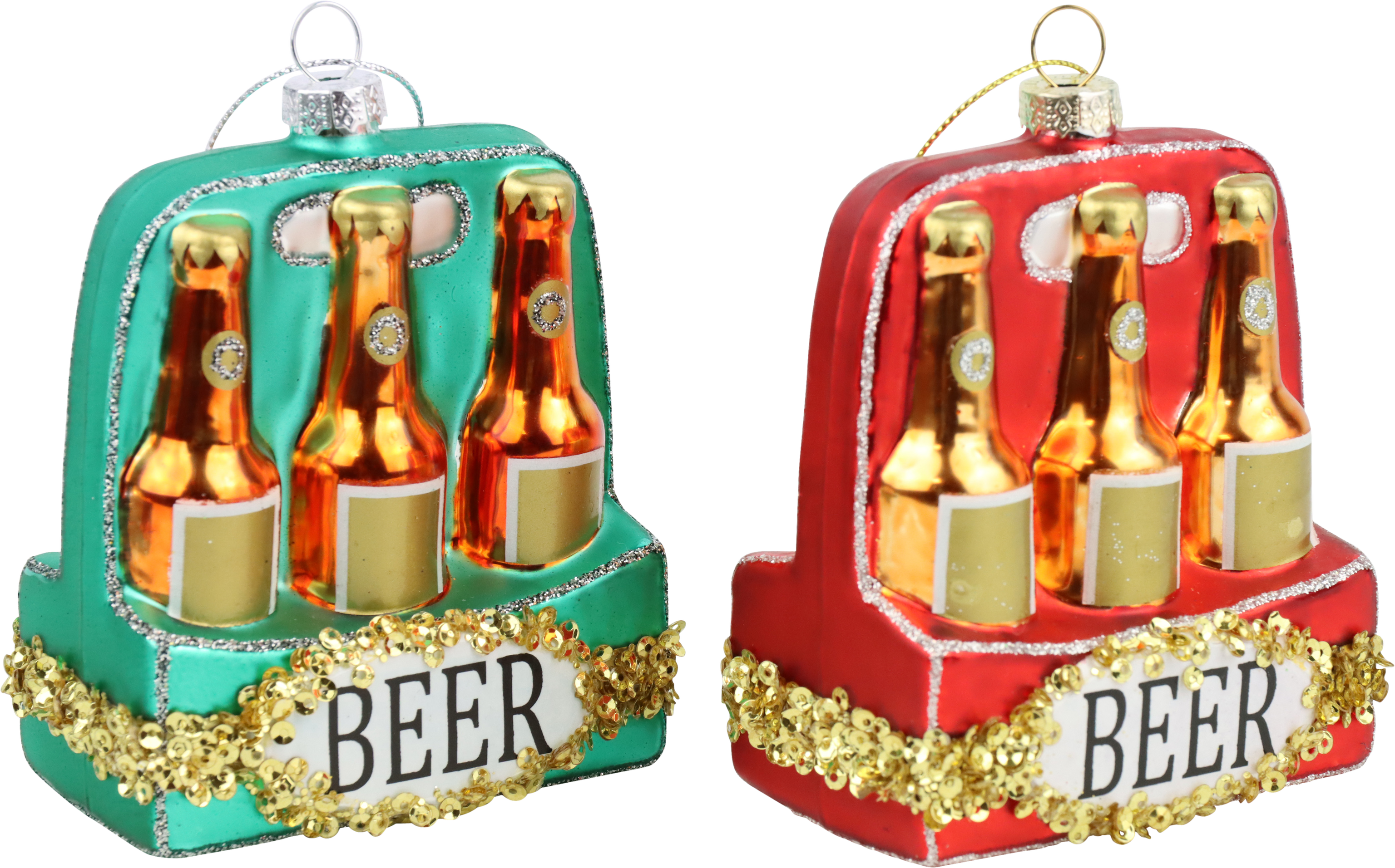 2293 GIOIELLI VETRO BEER  2PZ