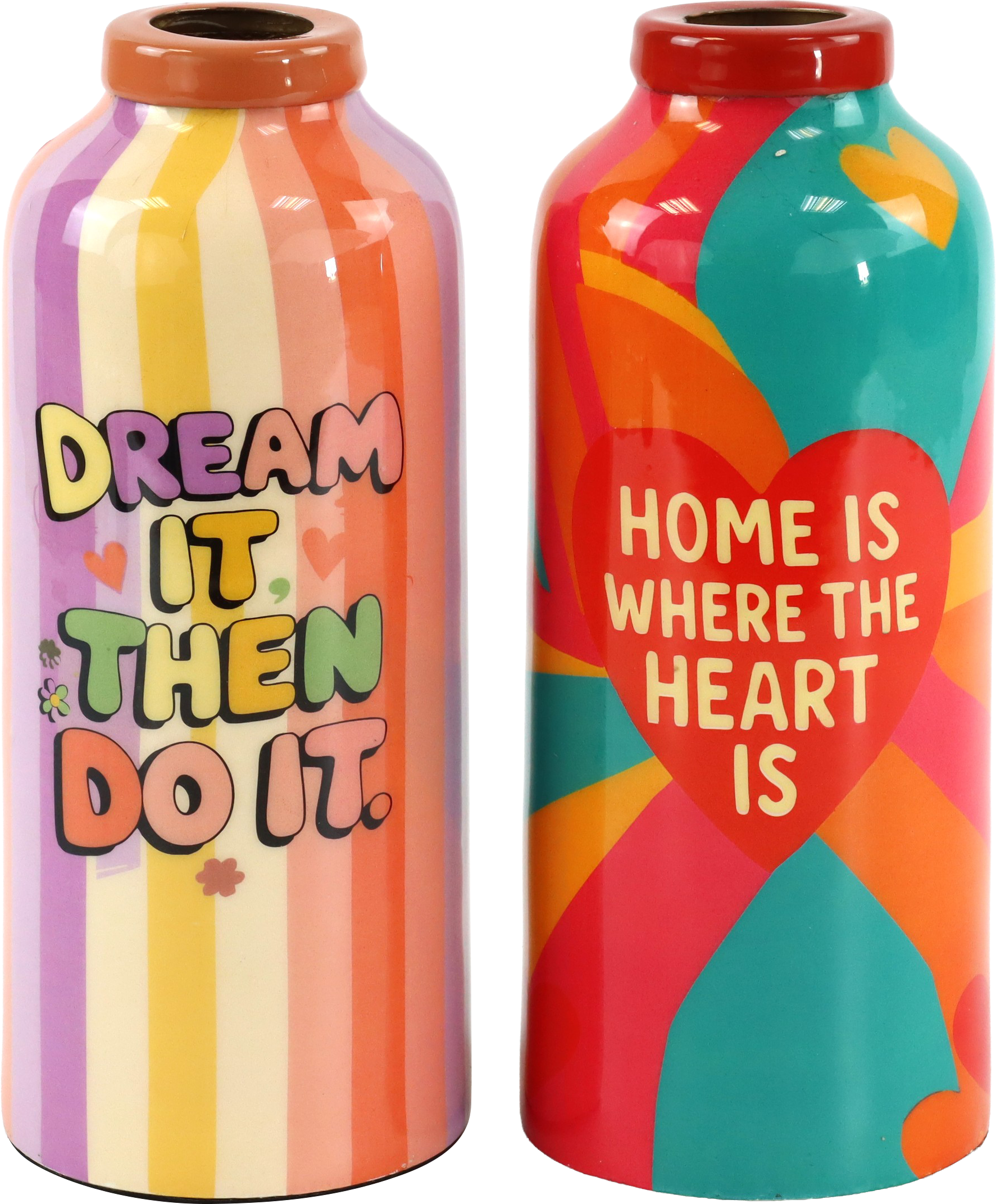 2303 VASES COLOR POP  S/2