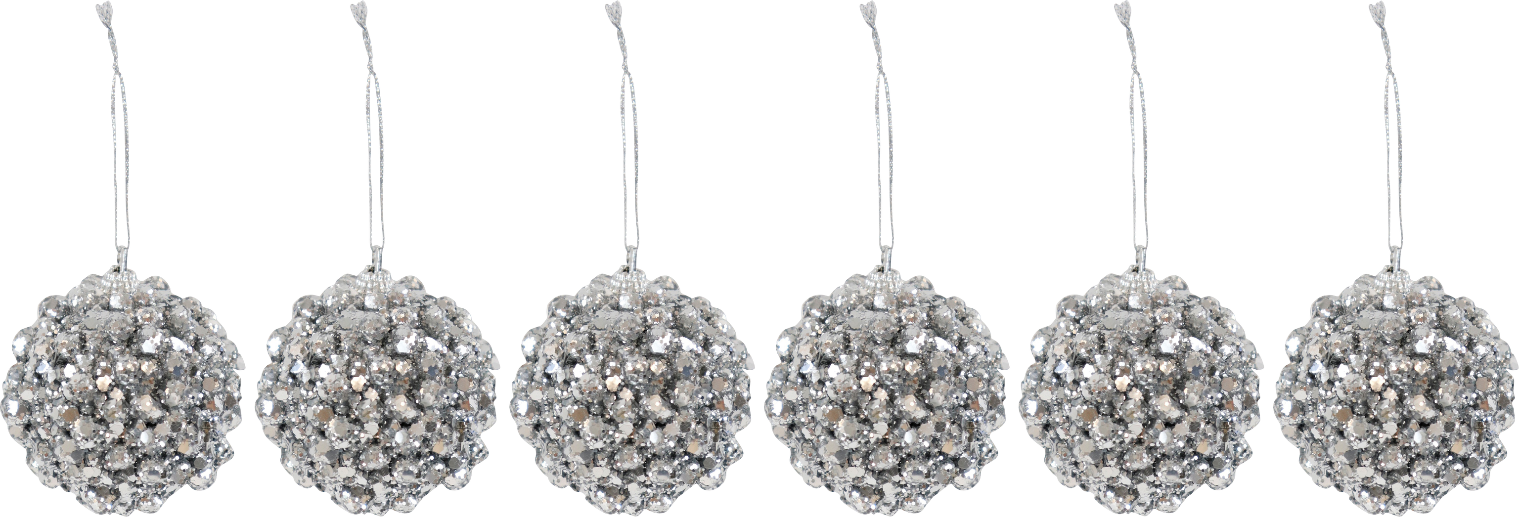 2403 BALLS SPARKLE  S/6