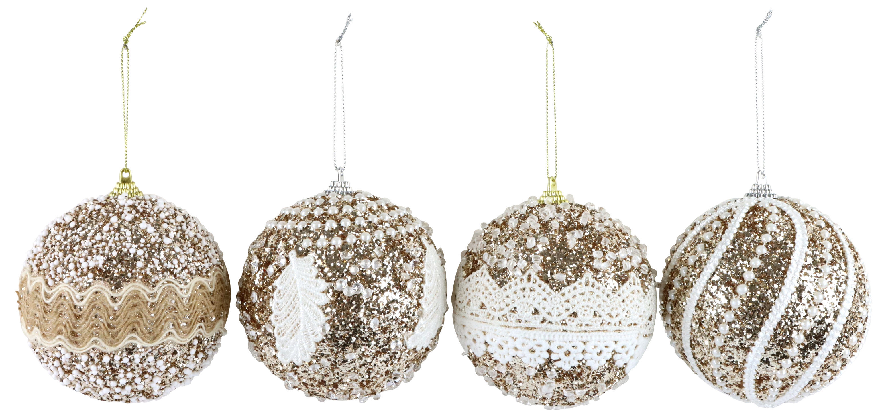 2422 BALLS LACE  S/4