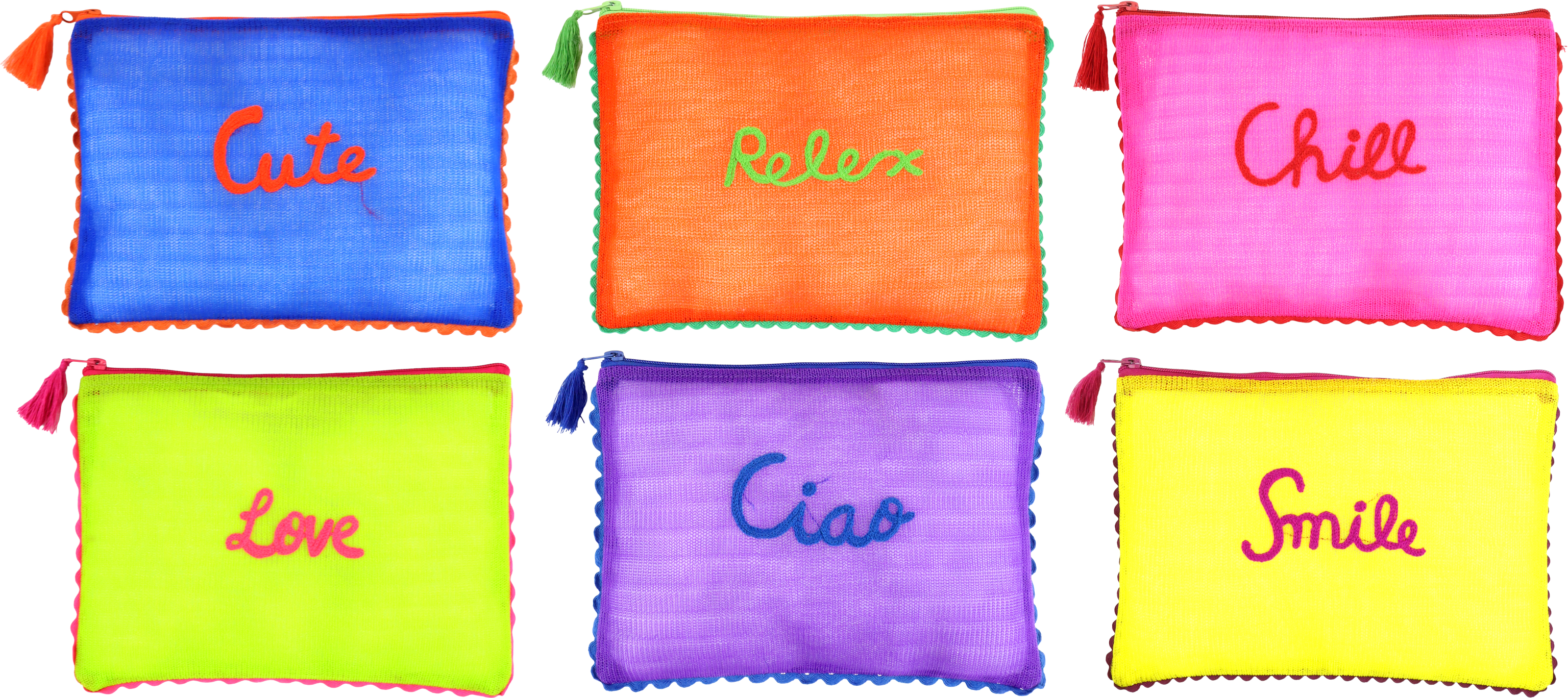 2439 ZIP-BAGS COLOR VIBES  S/6