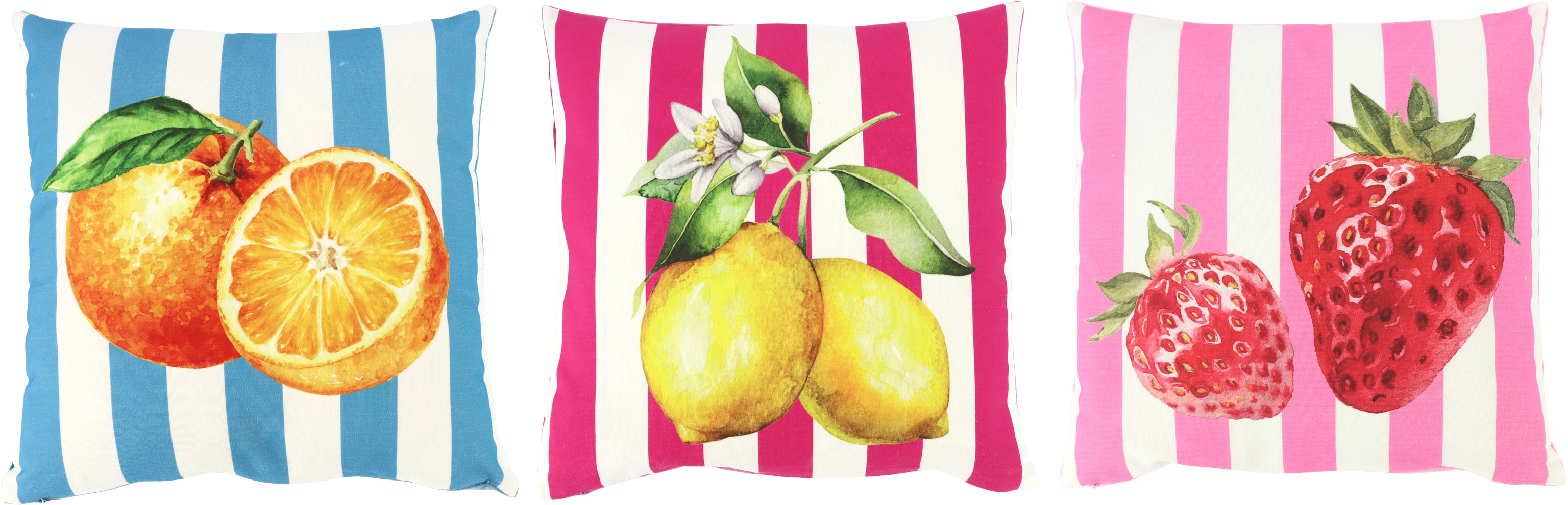 2670 CUSHIONCOVERS FRUITPARTY 40x40 S/3