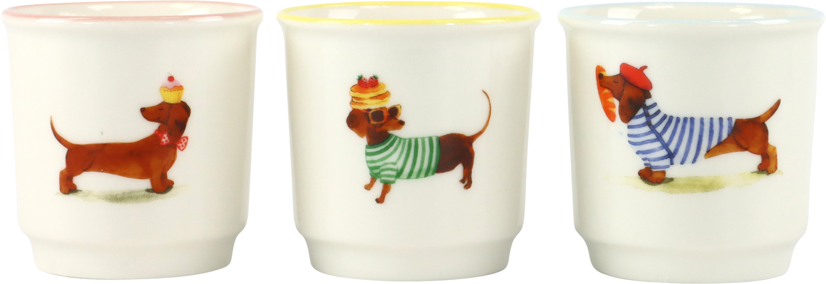 2706 ESPRESSOCUPS BARK&TABLE  S/3