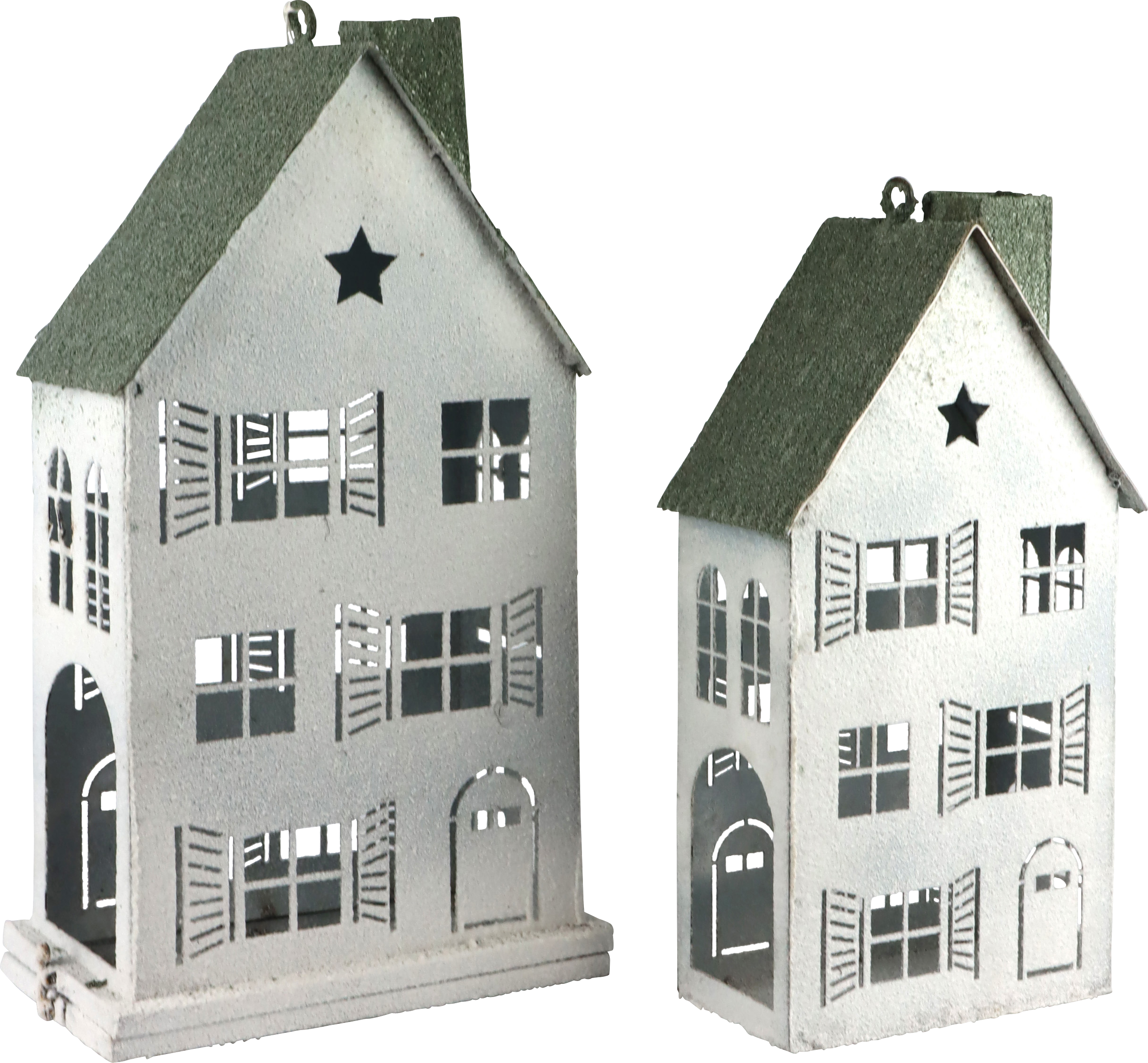 2752 LATERNENHÄUSER COTTAGE GLOW  S/2