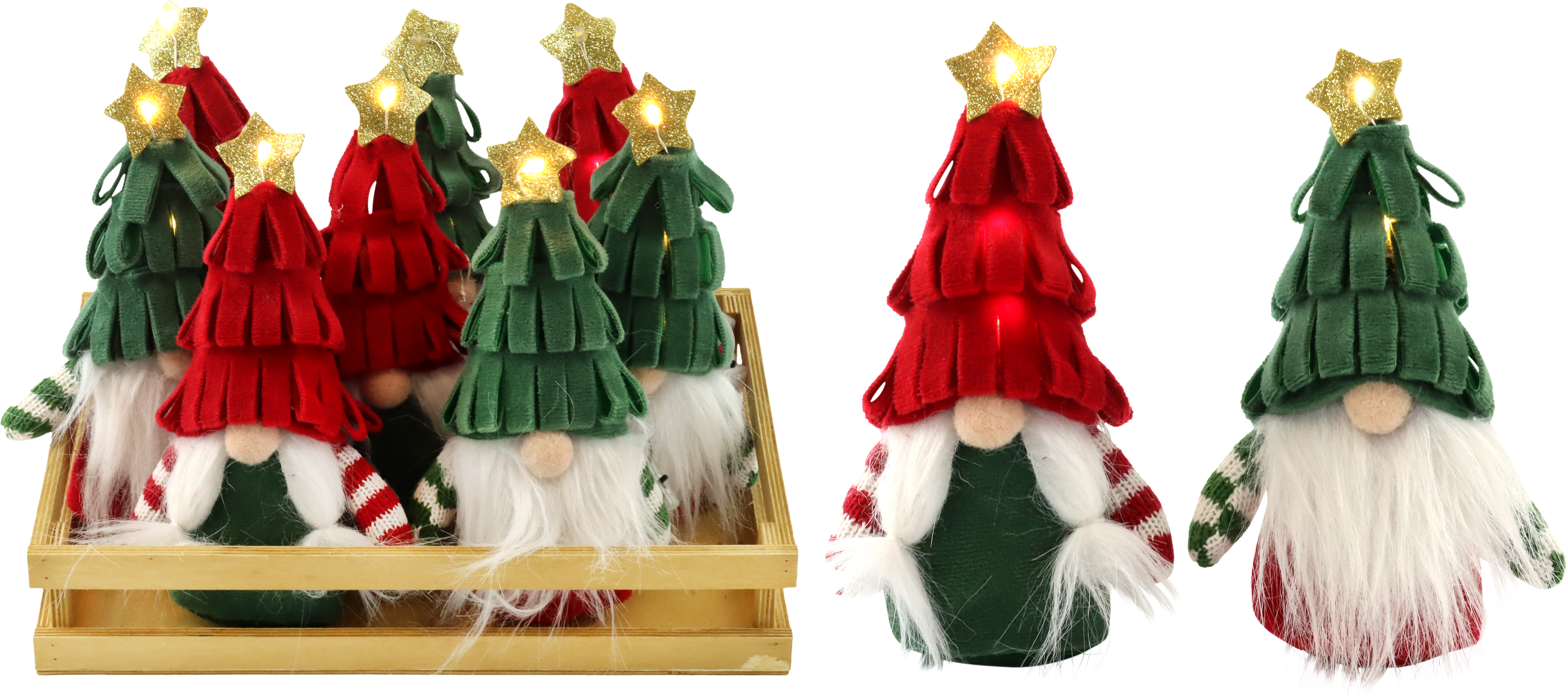 2832 LED-GNOMES IN BOX JUL  S/8