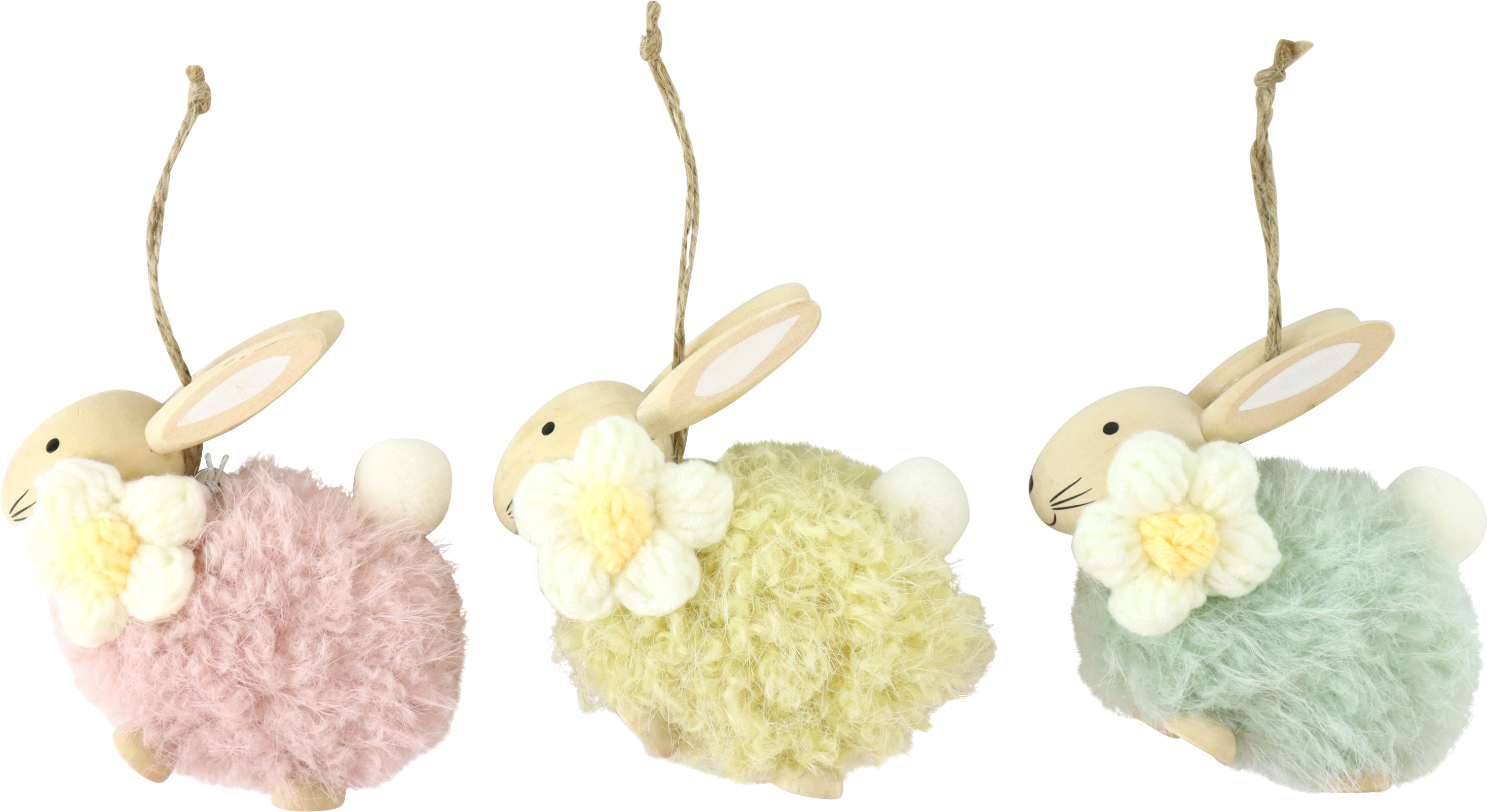 2845 RABBITHANGER PASTEL BUNNY  S/3