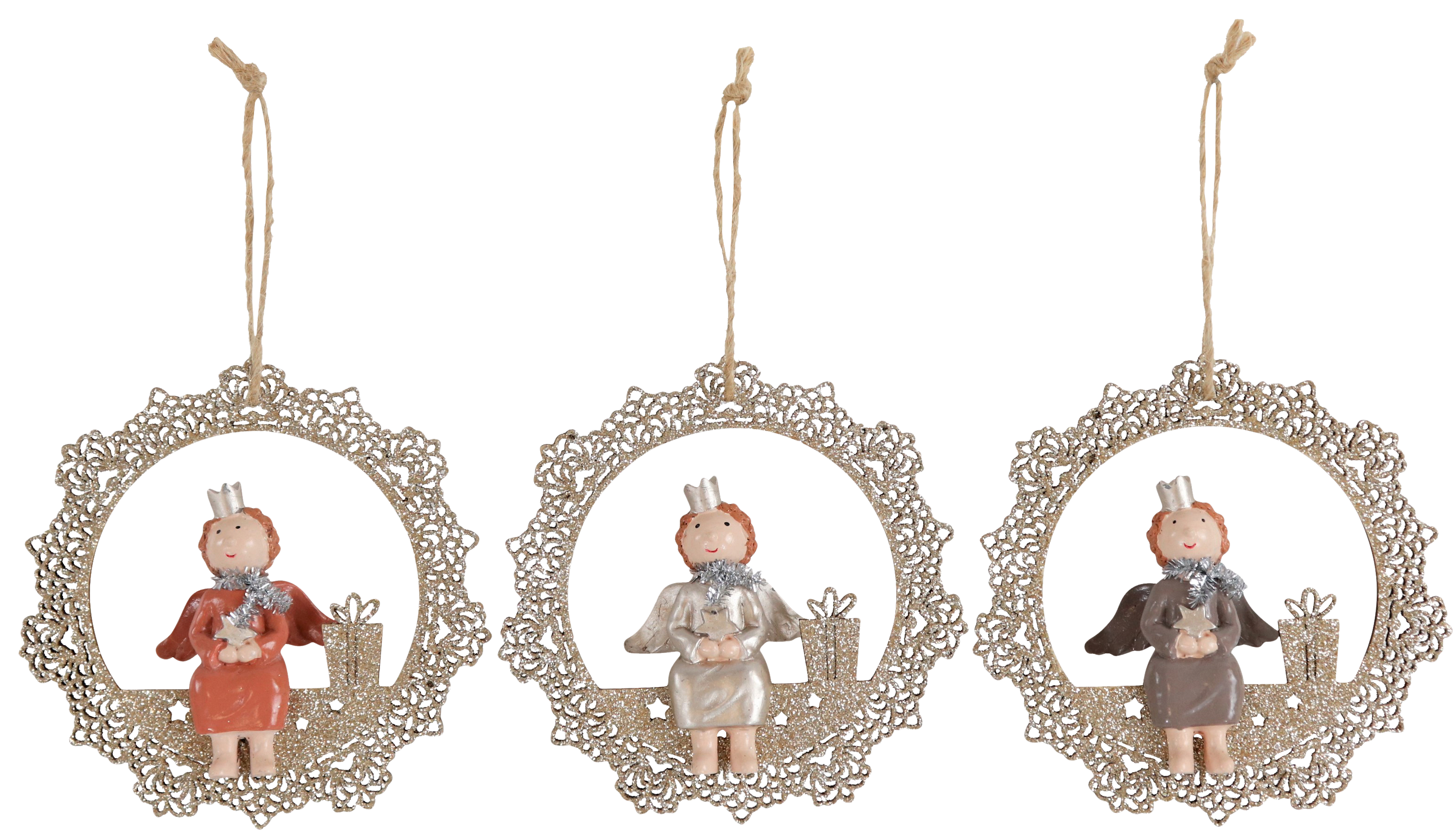 2951 DECORATIVE PENDANT ANGELI  S/3