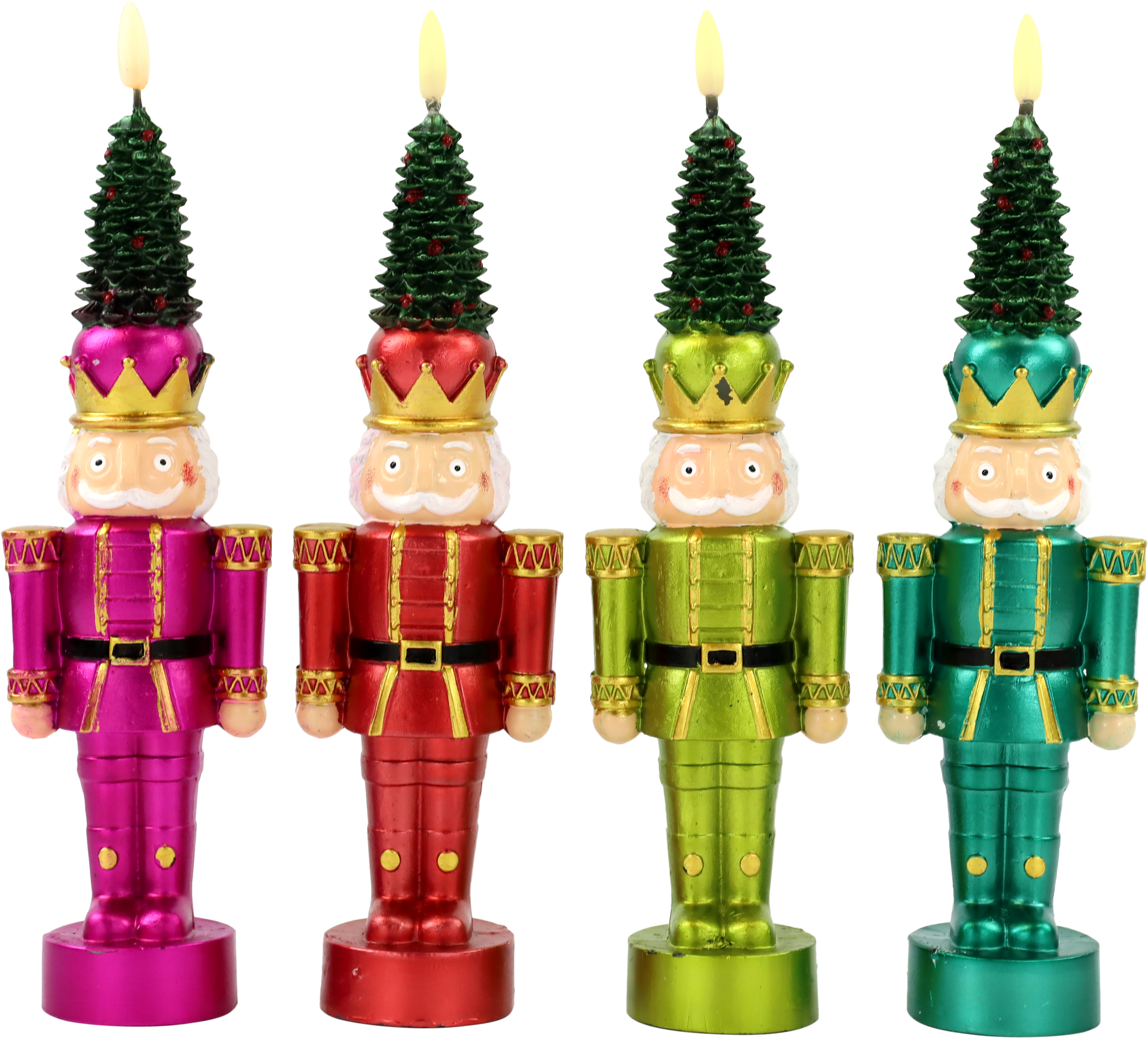 3004 CANDLES CHRISTMAS GUARDS  S/4