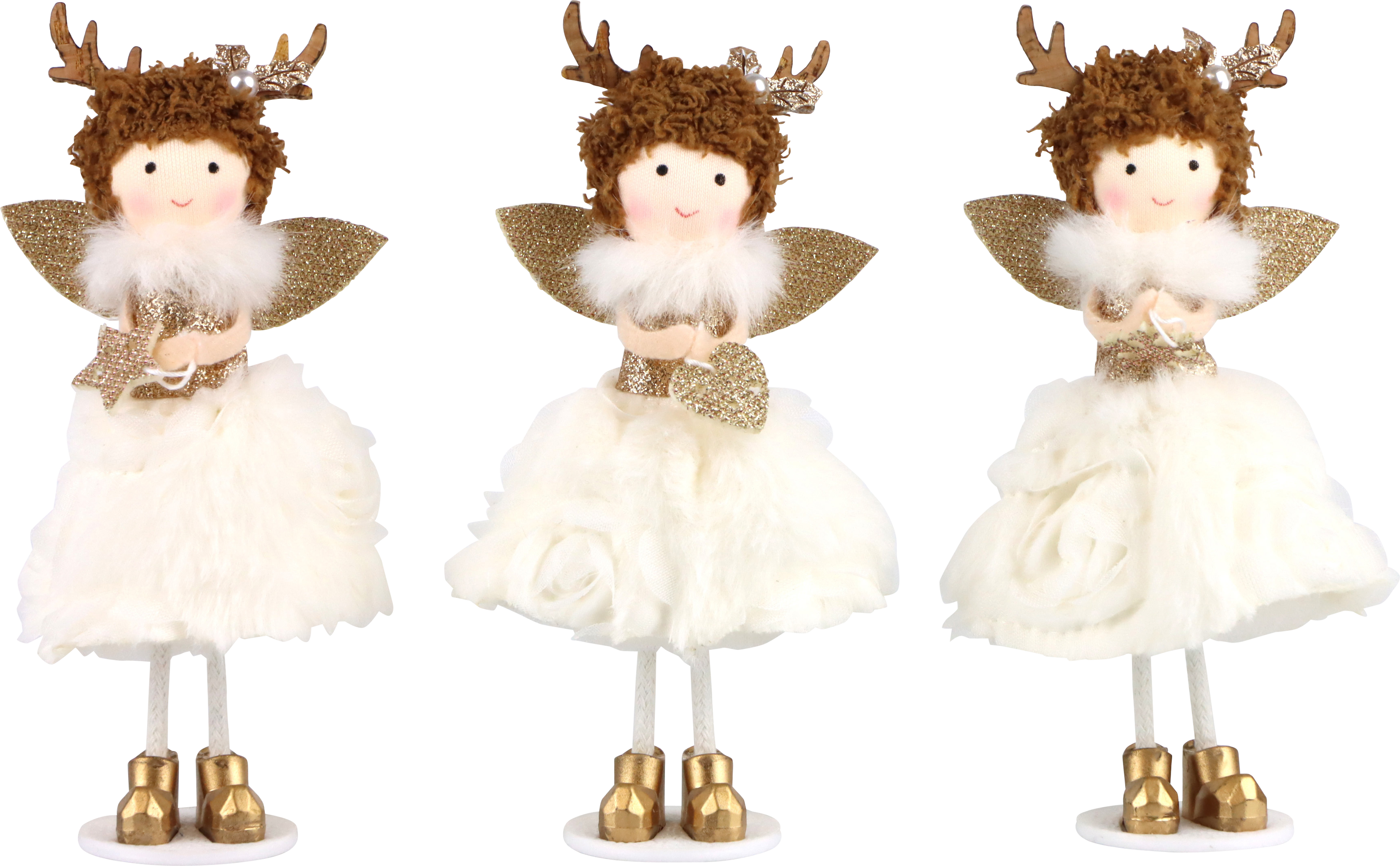 3198 ANGEL FLUFFY GRACE  S/3