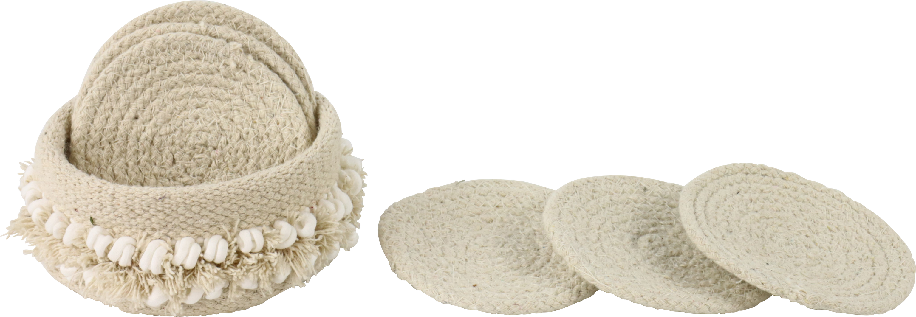 3199 SOTTOBICCHIERE SCATOLA TULUM  7PZ