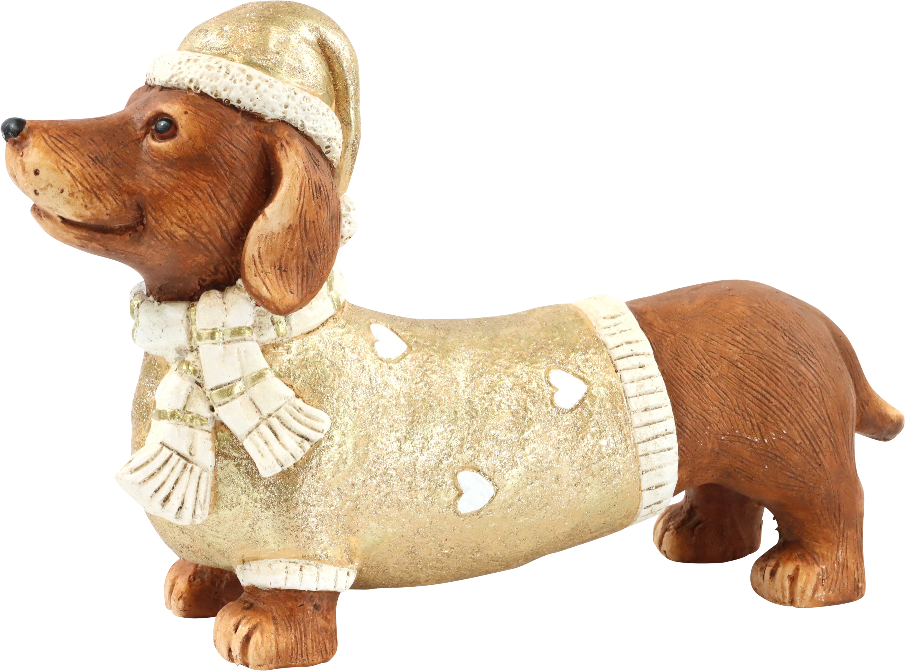3321 DACHSHUND FESTIVE WOOF