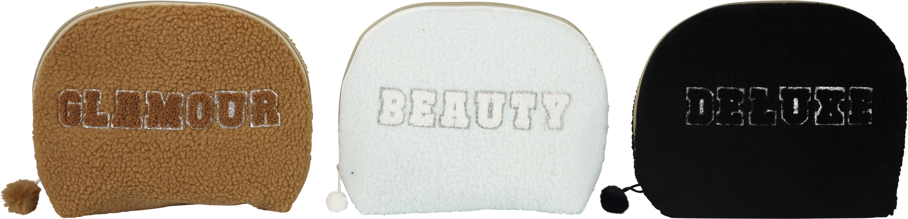 3338 BORSE FUZZY FUR  3PZ