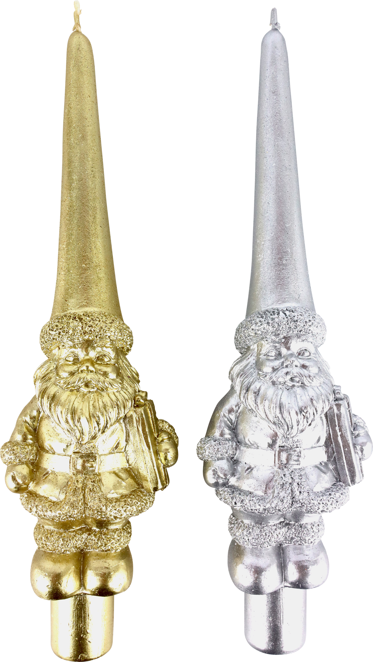 3417 CANDELE STABIL WEIHNACHTSMANN  2PZ