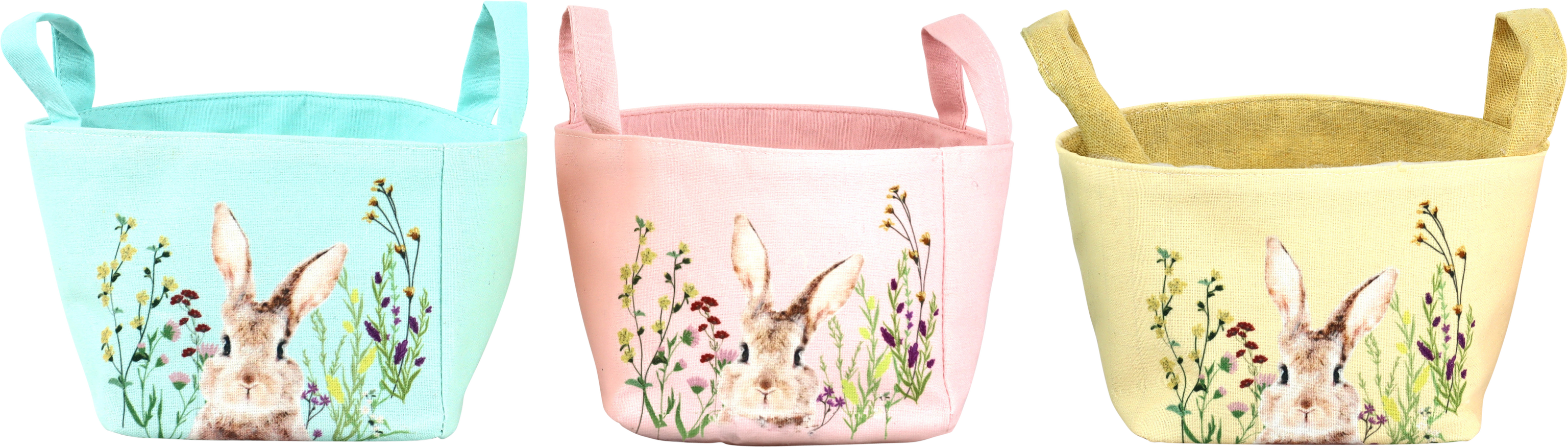 3420 TEXTILKÖRBE BUNNY MEADOW  S/3