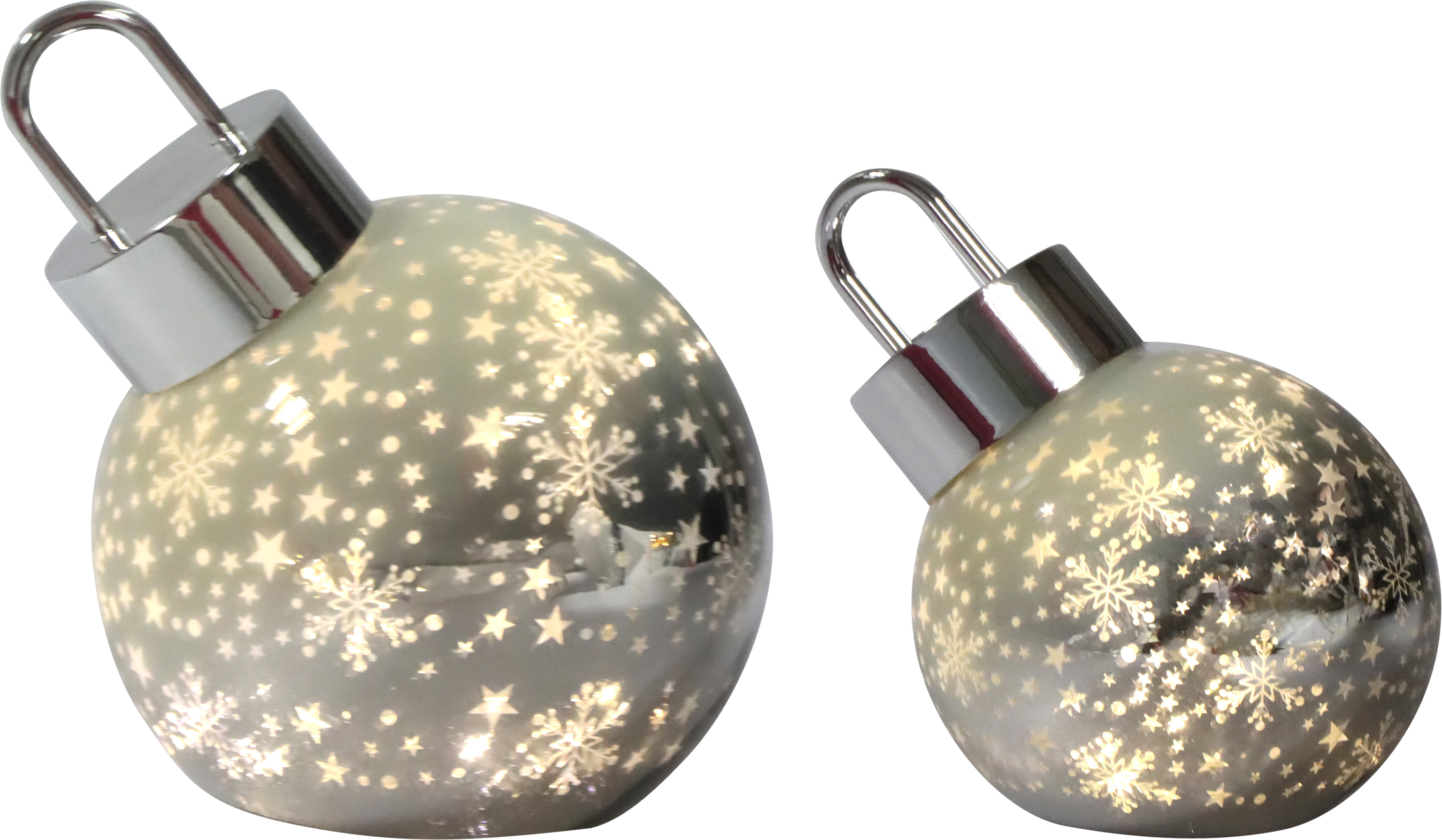 3918 SFERE DI VETRO A BRIGHT LIGHT  2PZ