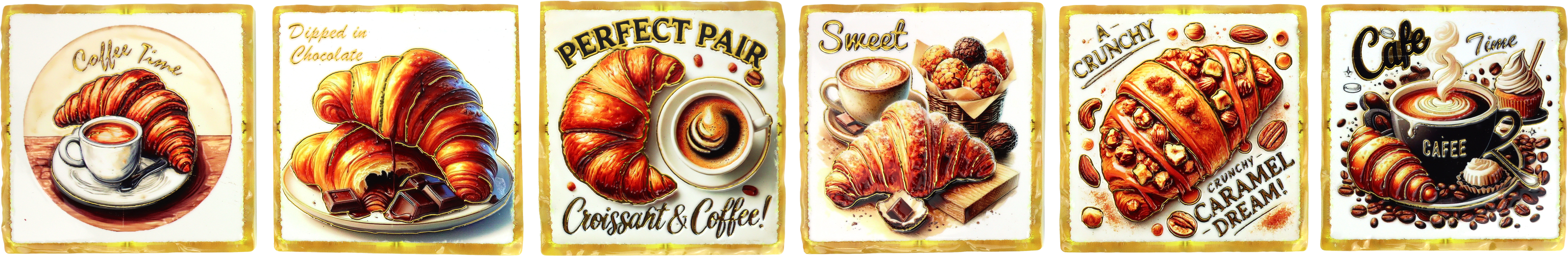 4622 UNTERSETZER PETIT DÉJEUNER  S/6