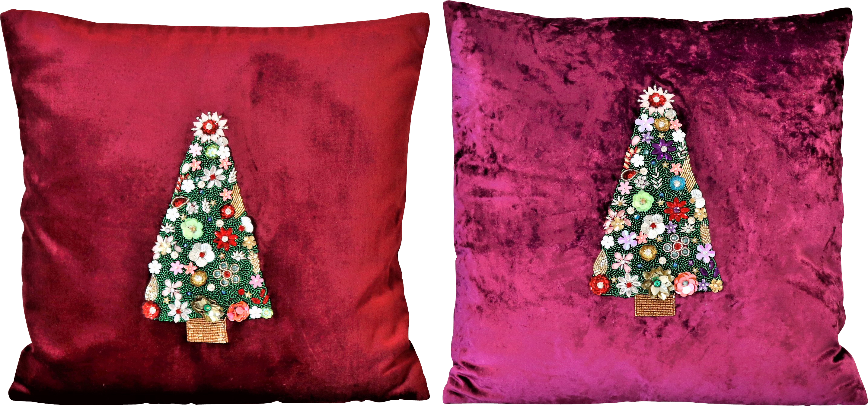 4714 CUSHION COVER X-MAS TREE 45X45 S/2