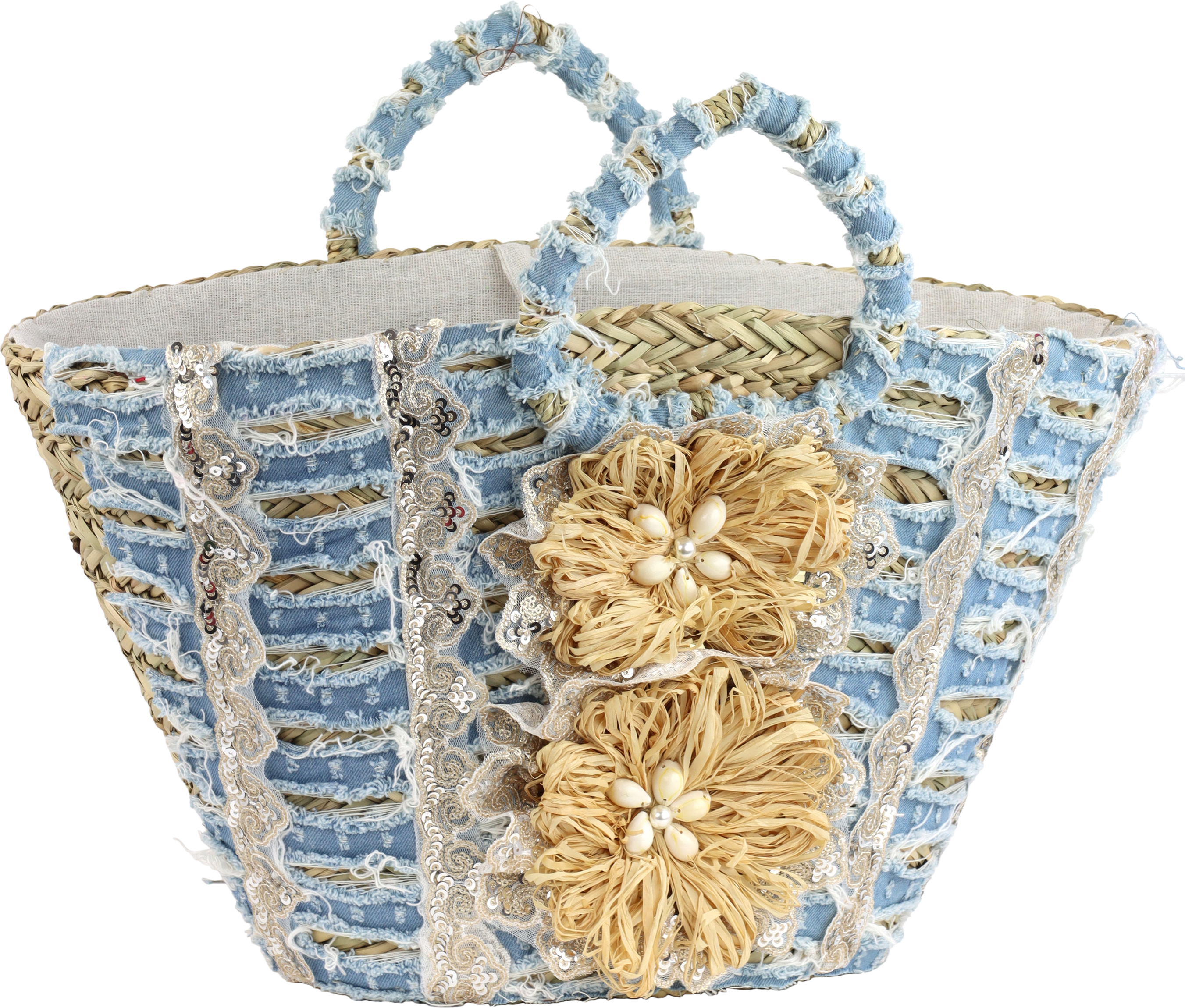 4767 KORBTASCHE DENIM DIVA