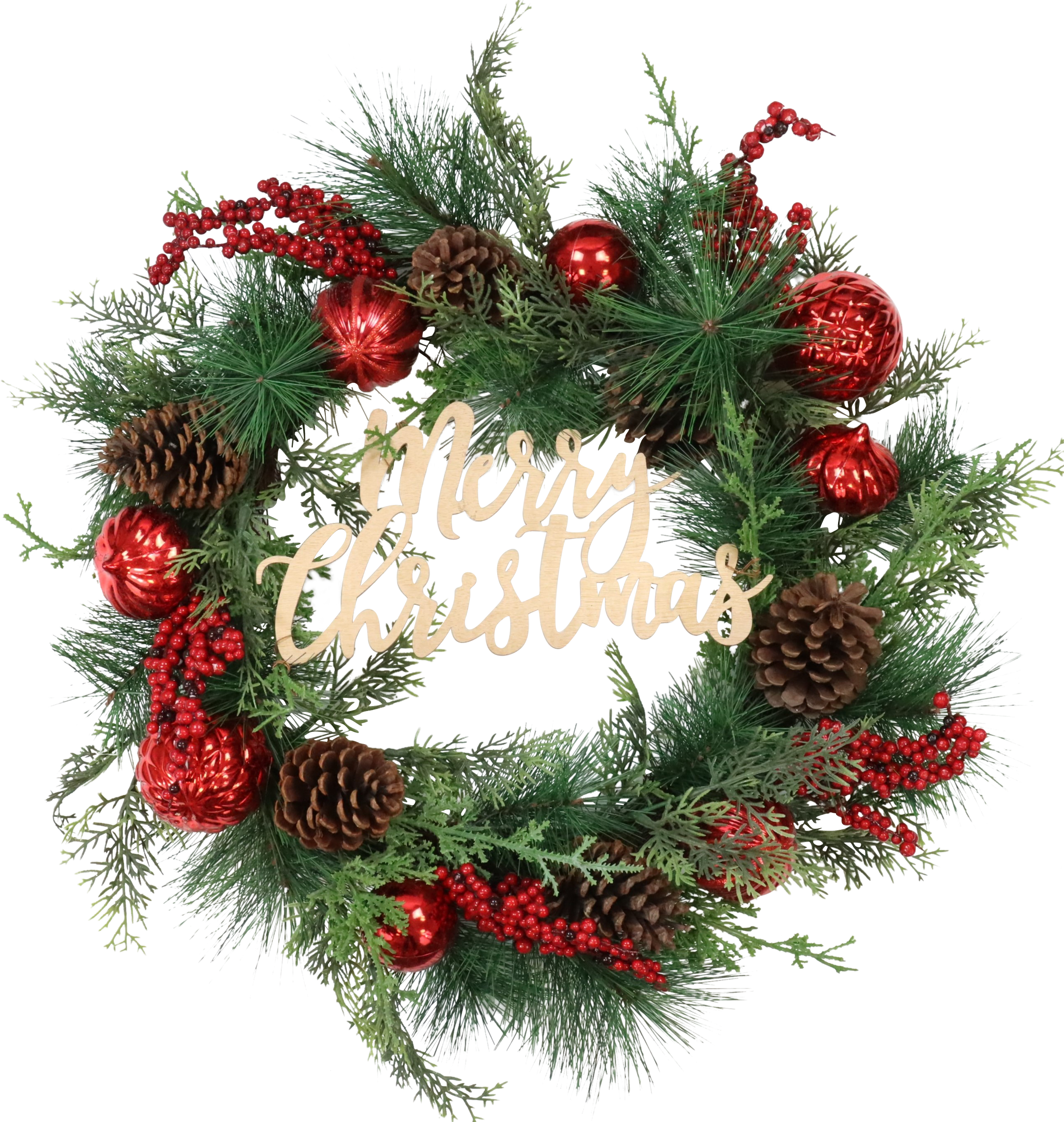 4803 DECOWREATH MERRY CHRISTMAS