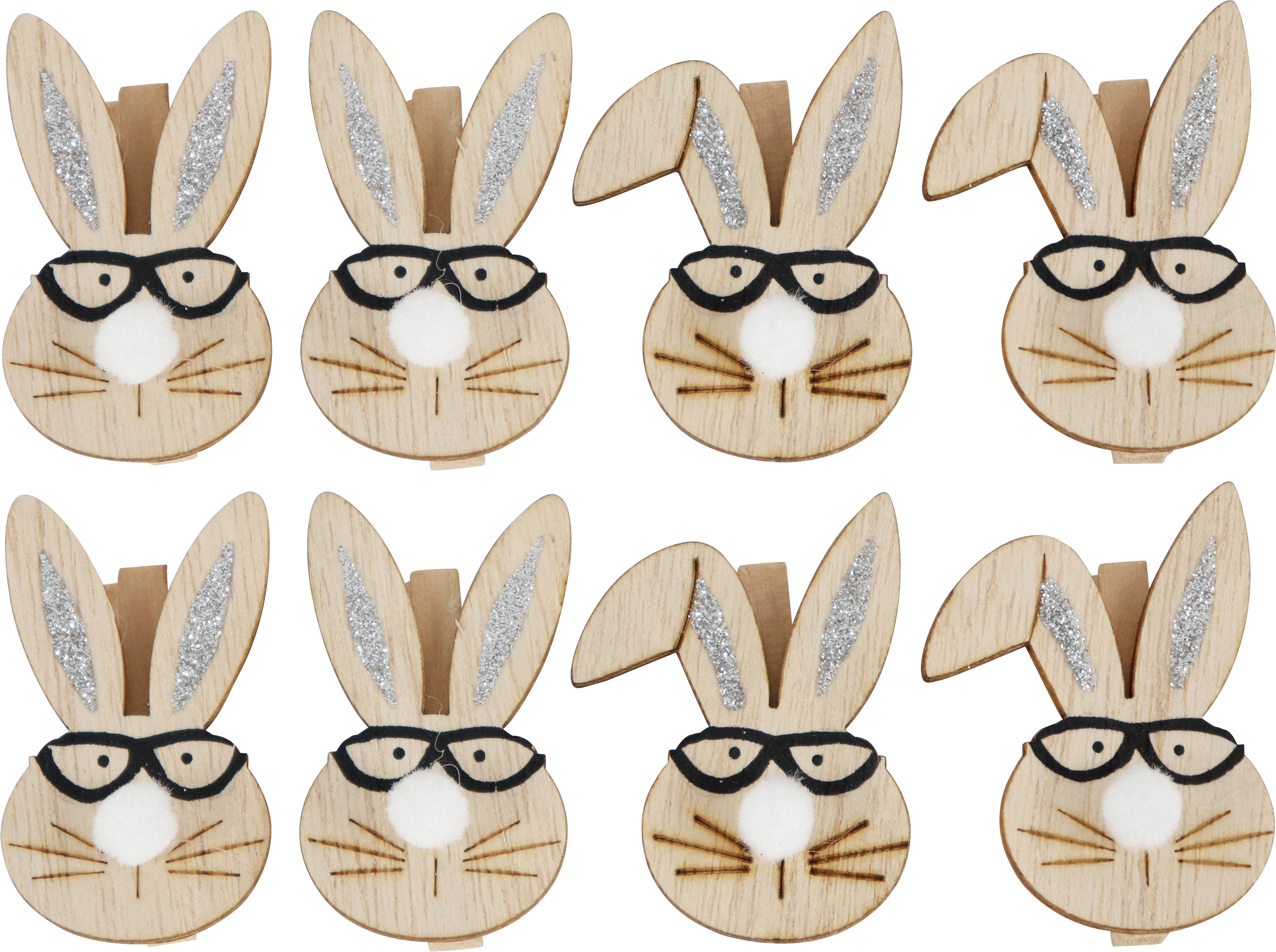4828 MOLLETTE  FUNNY RABBITS  8PZ