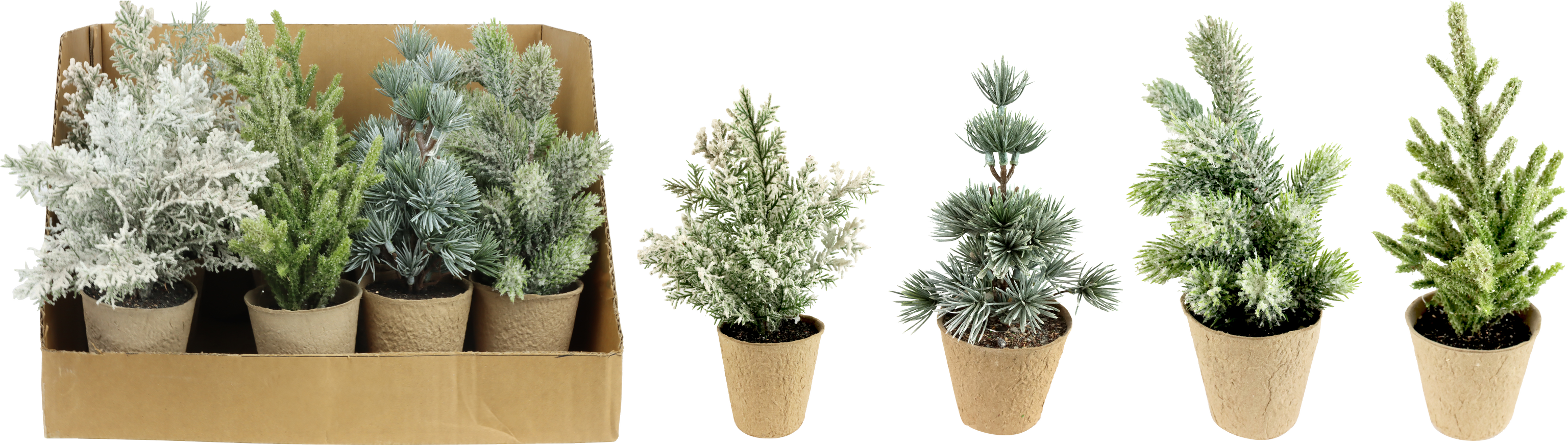 4978 ALBERO ESPOSITIV NORDIC CHARM  12PZ