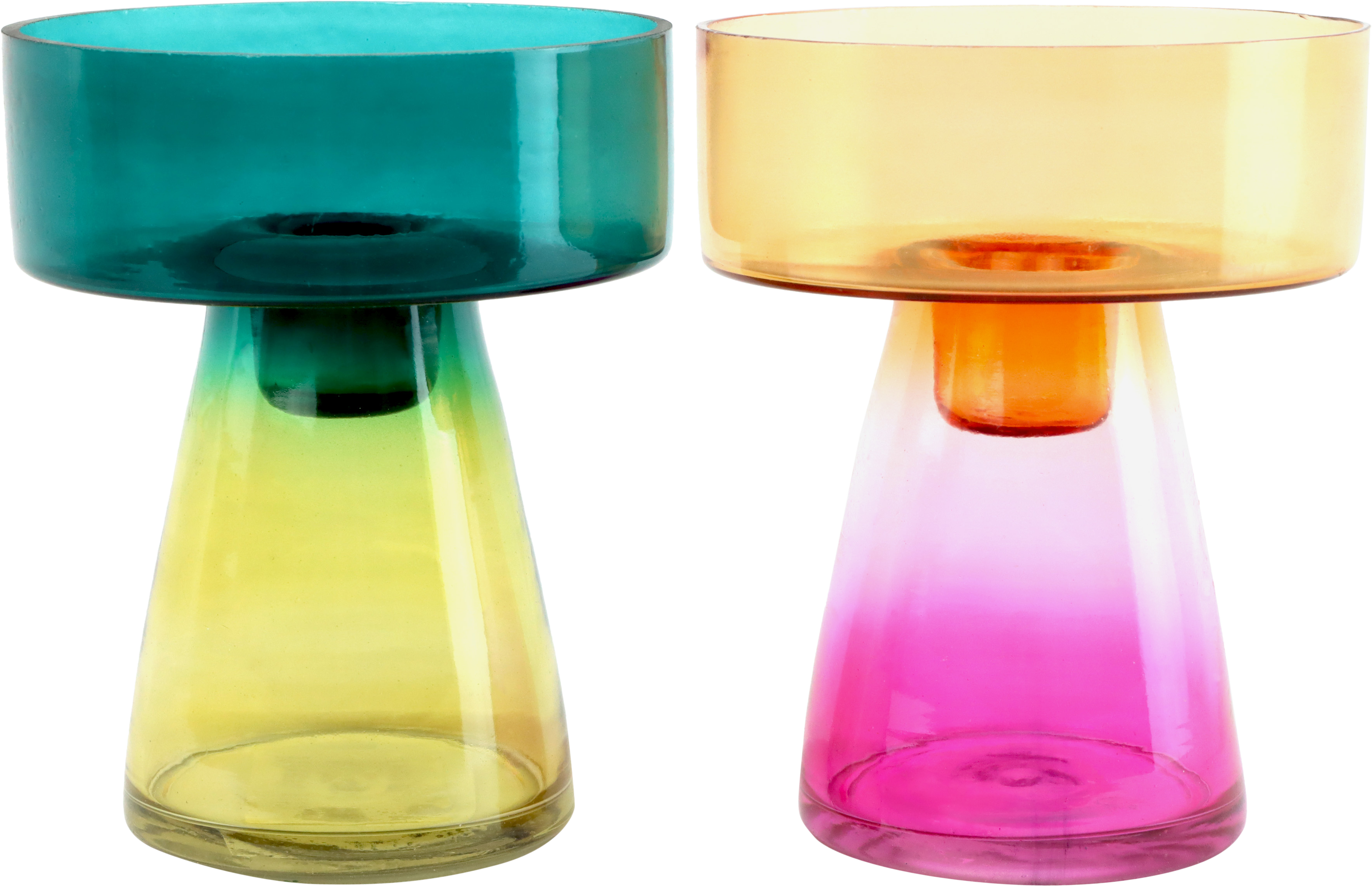 5012 LEUCHTER SUNSET GLOW  S/2