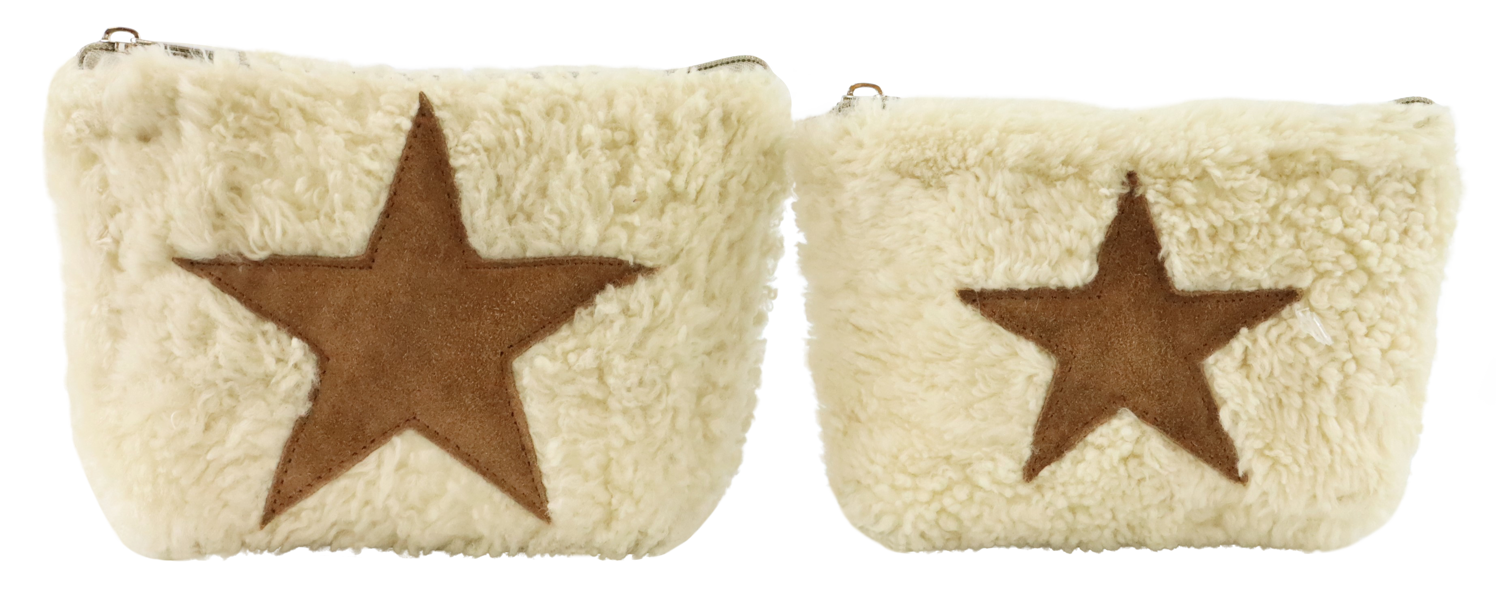 5228 LAMBFUR POUCHES  STERN  S/2