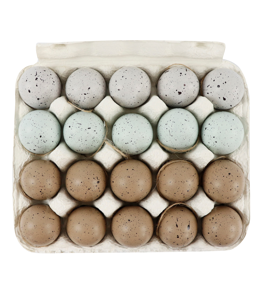 5393 EGGS IN BOX NATURAL SPARKLE  S/20