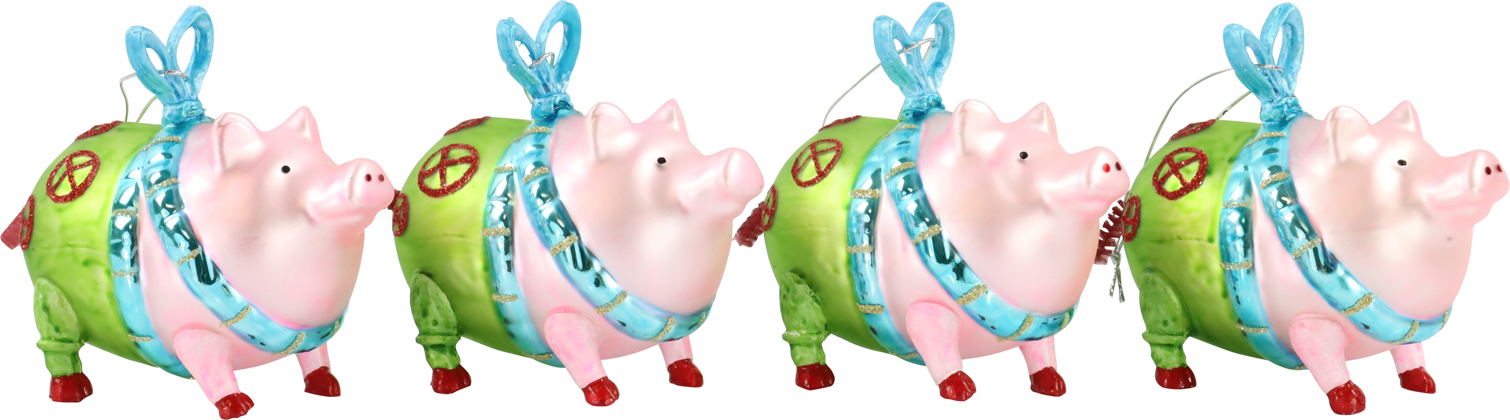 5506 GLASJEWLERY GLÜCKSSCHWEIN  S/4