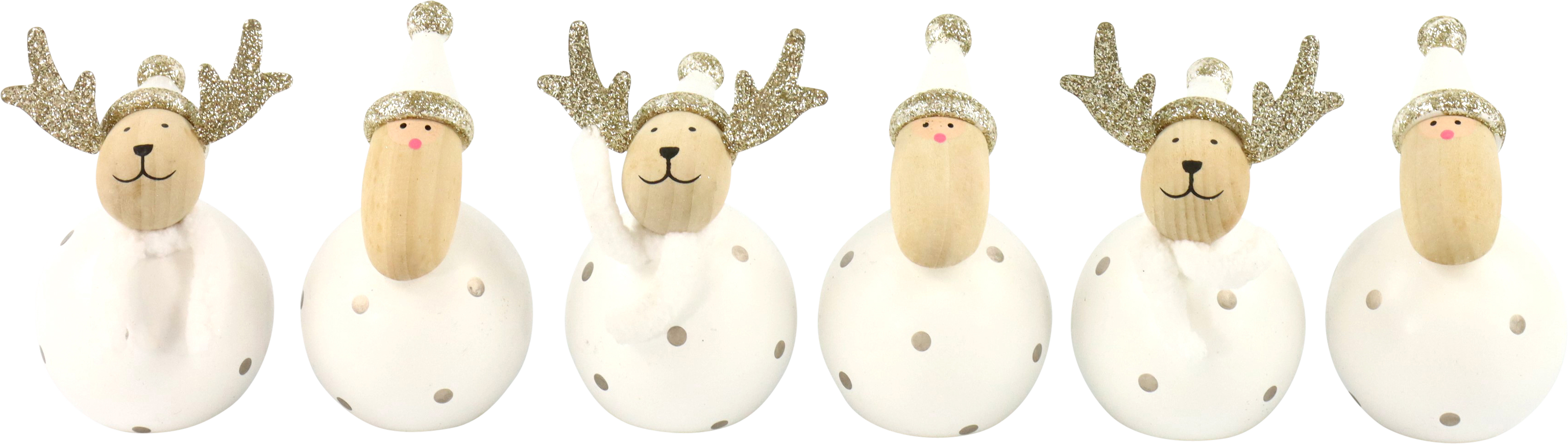 5539 PERSONAGGI WINTER WONDERLAND  6PZ