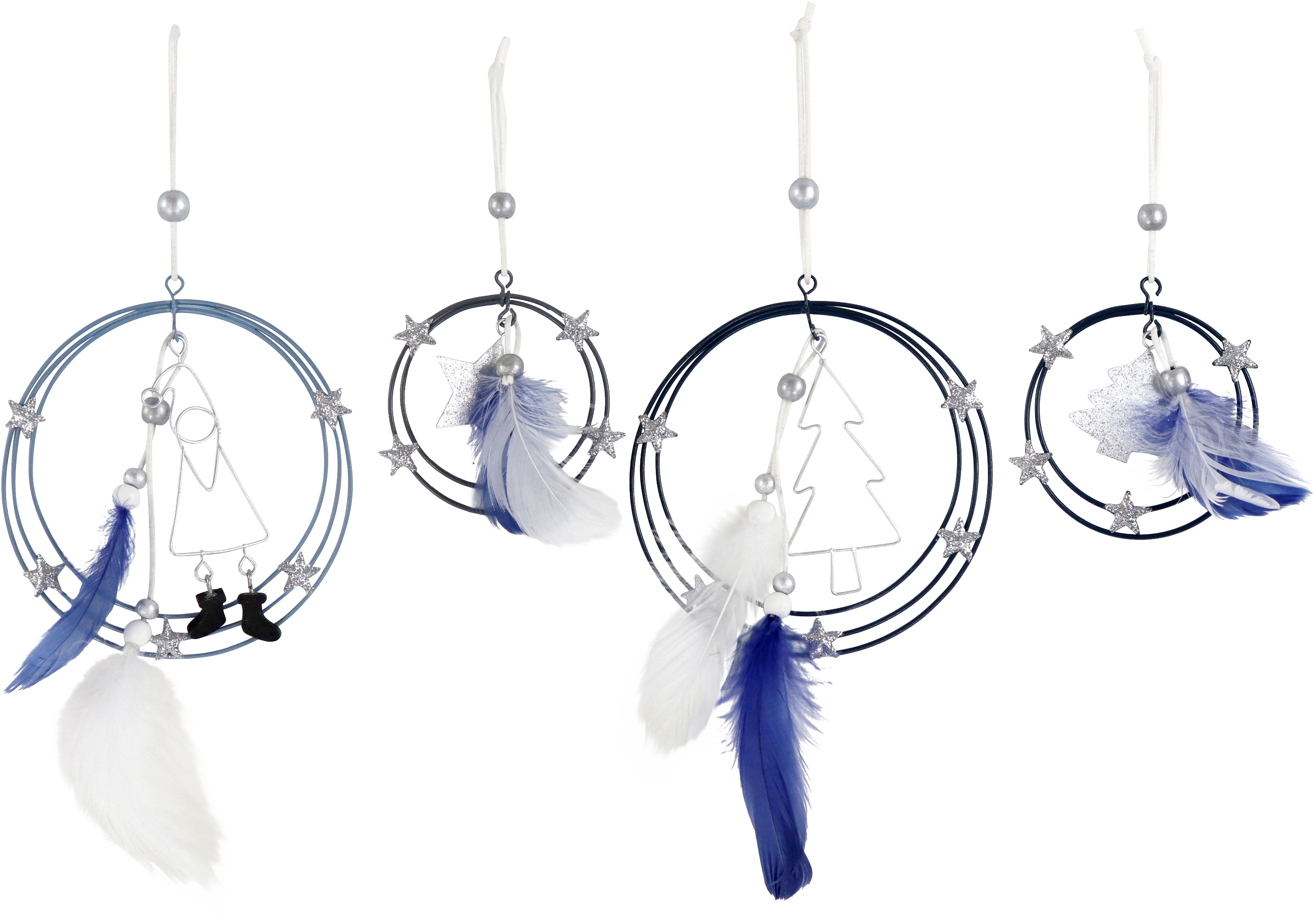 5547 DECORATIVE HANGER ETHNO XMAS  S/4