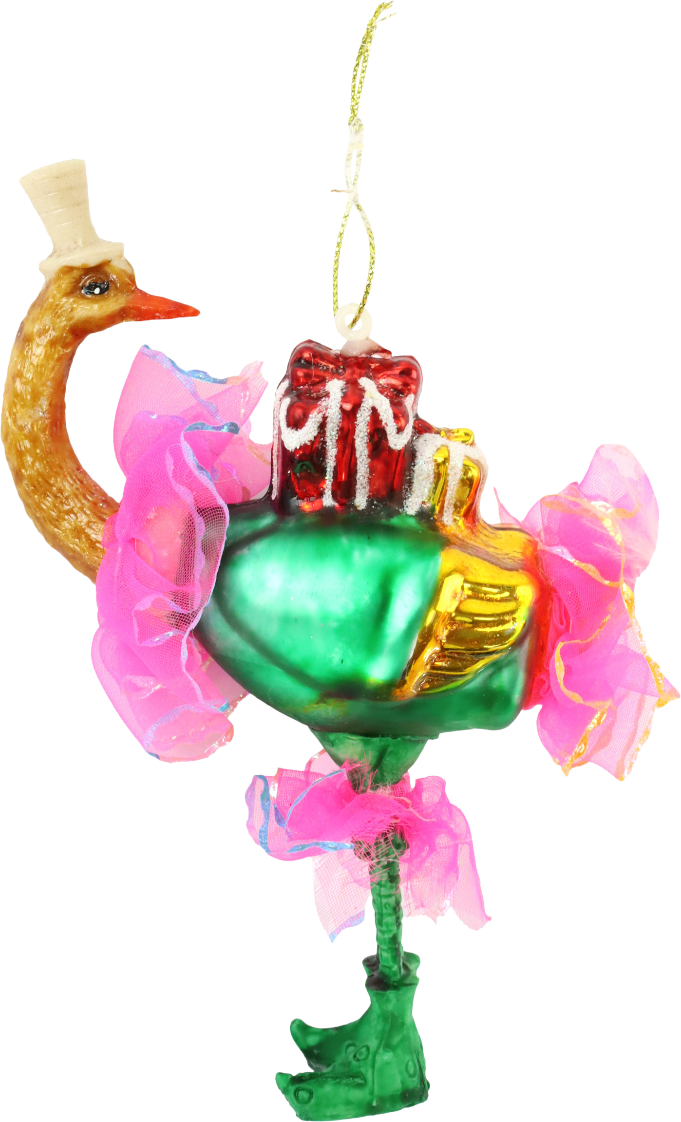 5557 GLASSHANGER PEACOCK PUNK